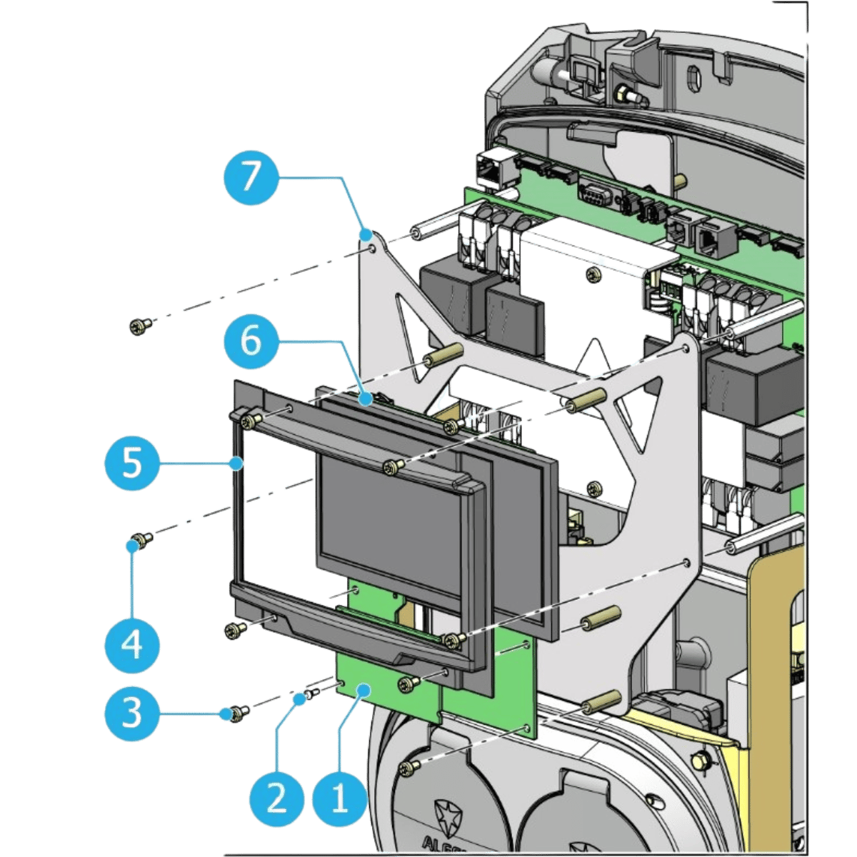 Alfen Eve Double Pro-/PG-Line Display-Kit (Ersatzteil DSP920)