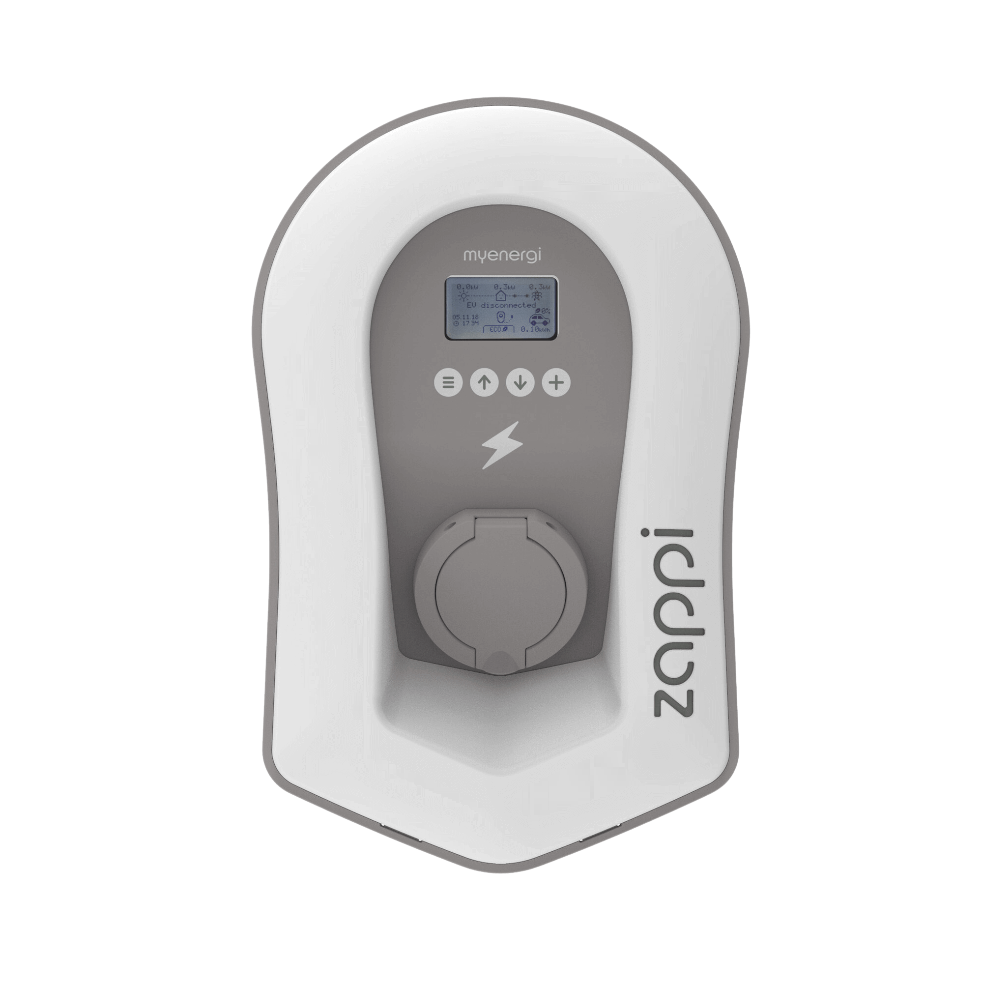 myenergi zappi Wallbox V2.1 (bis 22 kW) mit Ladesteckdose