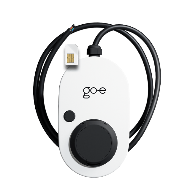 go-e Charger Gemini 2.0 Wallbox (bis 11 kW, LTE) mit Ladesteckdose