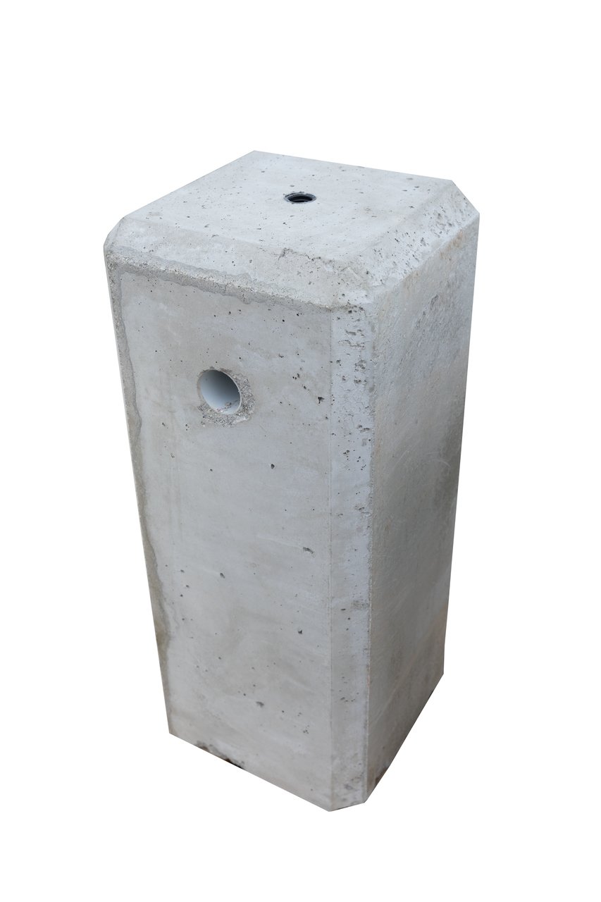 Alphatec Fertigfundament aus Beton für Wallbox Mini Stele & Ladesäule Twin