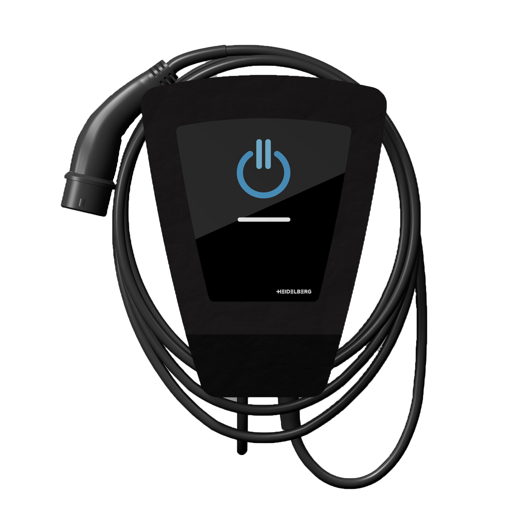 Heidelberg Amperfied Energy Control Plus Black Edition Wallbox (bis 11 kW) mit Typ 2-Ladekabel
