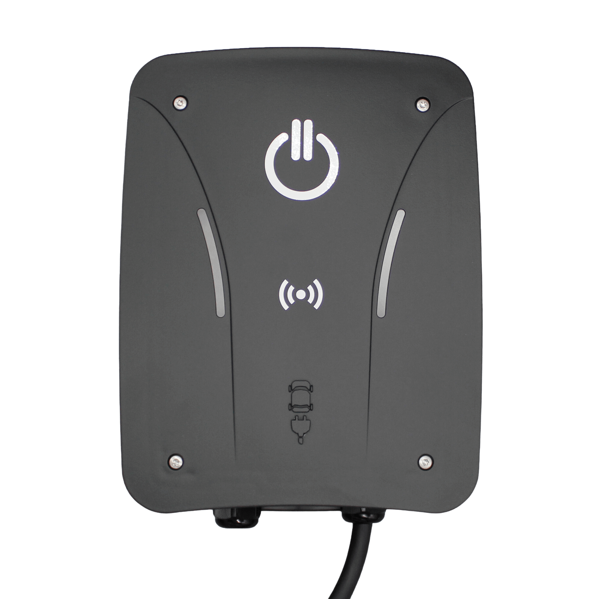 eCHARGE cPµ2 - PRO Wallbox BLACK EDITION (bis 11 kW) mit Typ 2-Ladekabel