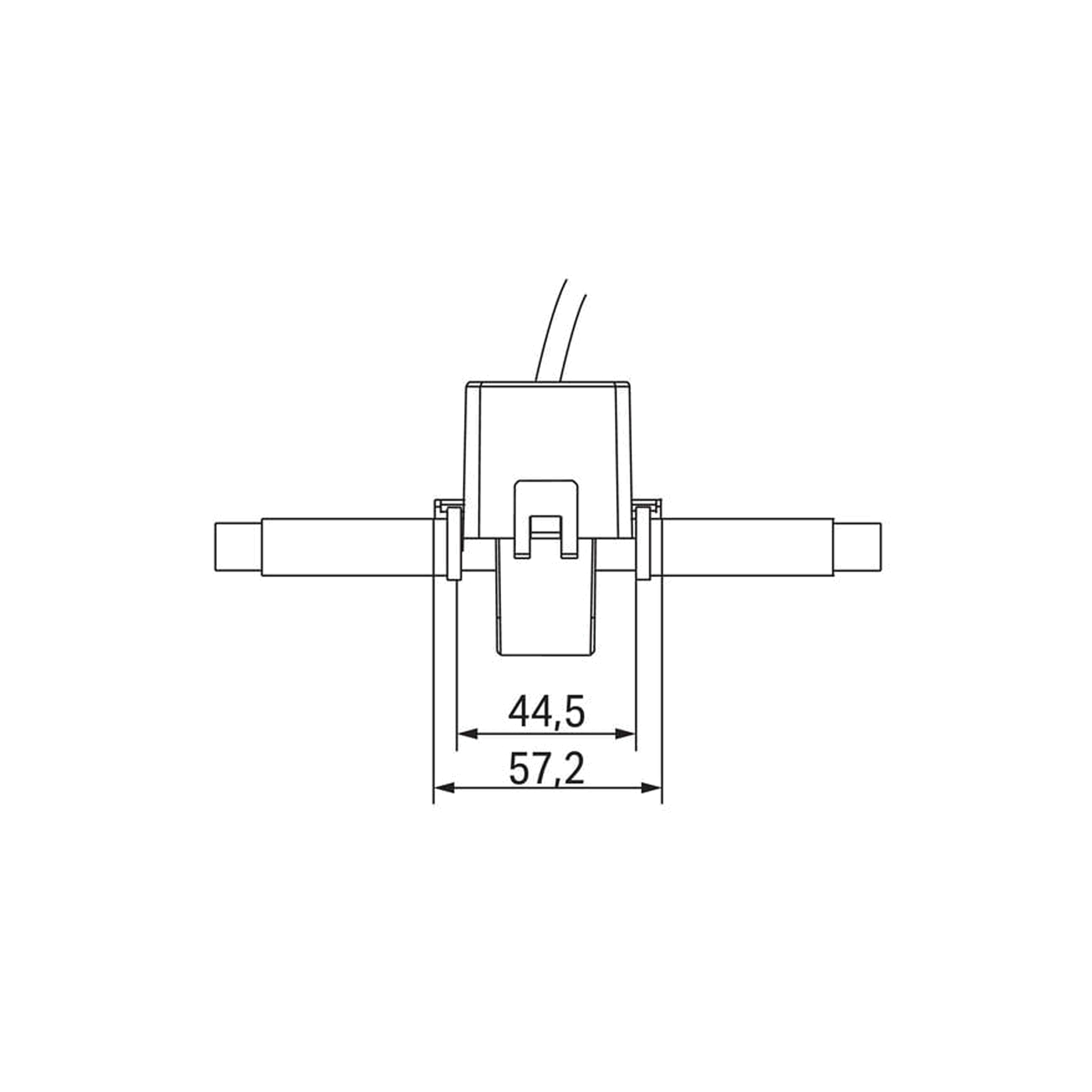 WAGO Umbauwandler für Rundleiter bis 18 mm (100A/1A)