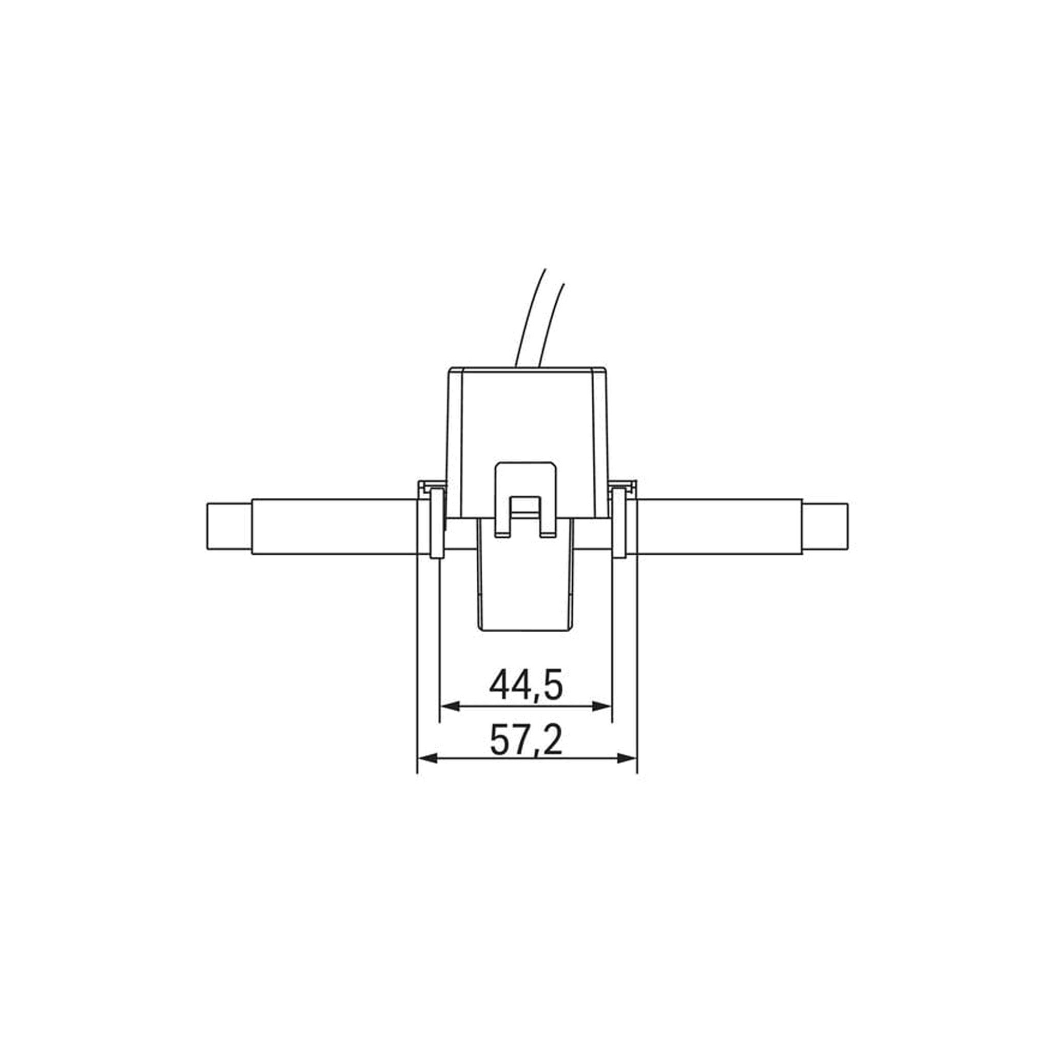 WAGO Umbauwandler für Rundleiter bis 18 mm (100A/1A)