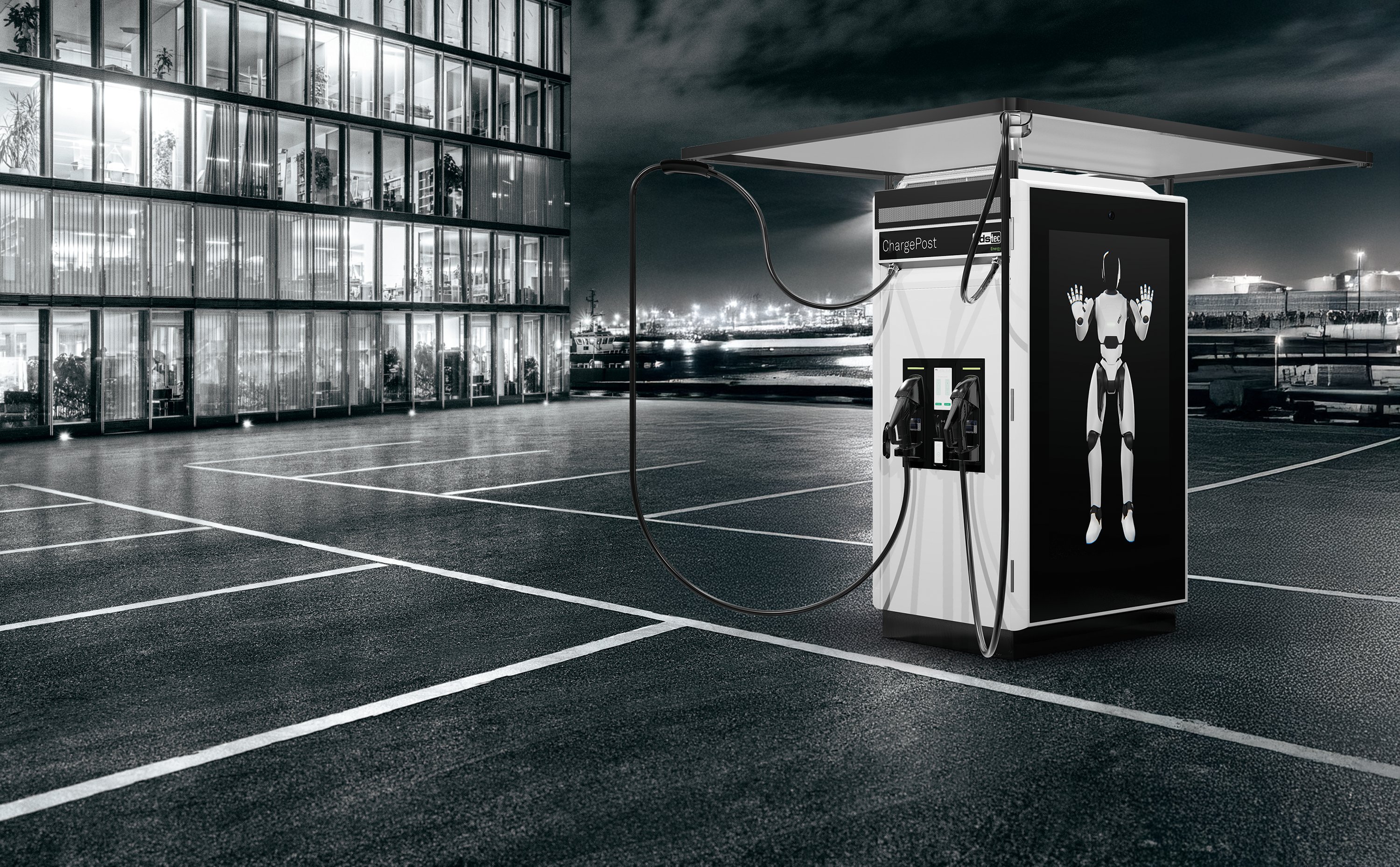 ads-tec ChargePost DC-Ladesäule