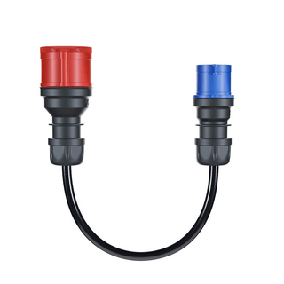 go-e Adapter für go-e Charger Gemini (11 kW) CEE rot 16 A auf CEE blau 16 A