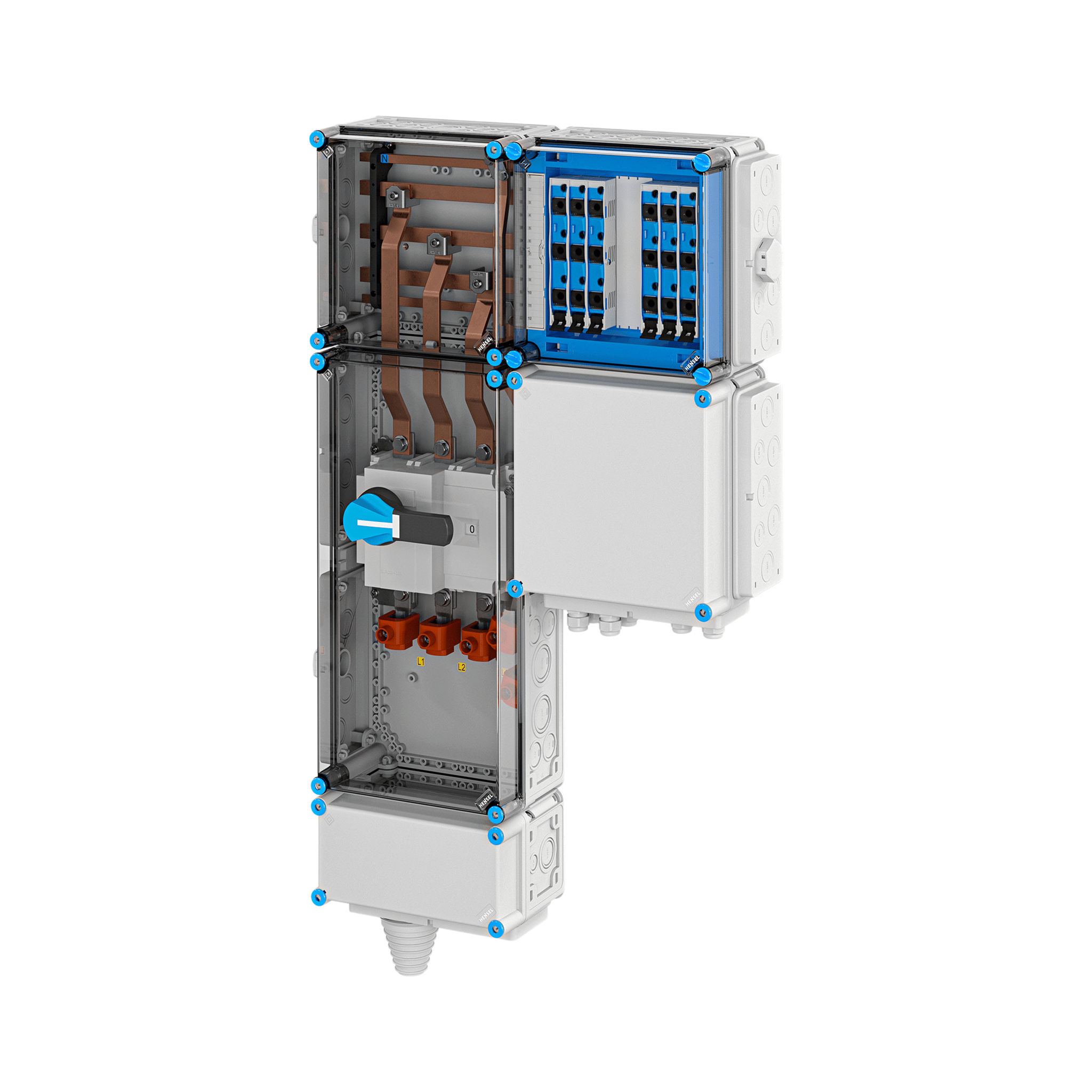 Hensel Mi EV Anschlussfertiger Unterverteiler für Ladestationen 11kW