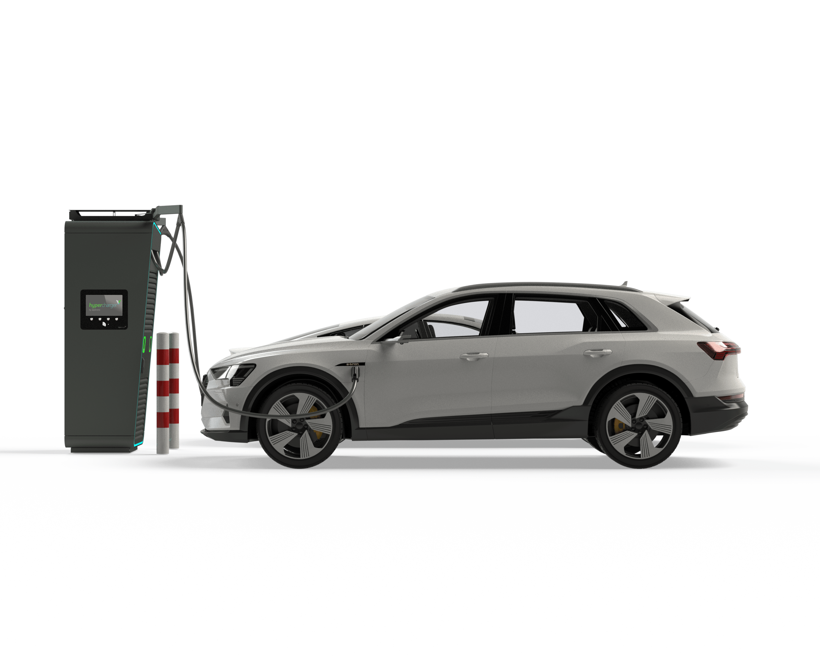 alpitronic hypercharger HYC400 DC-Ladesäule mit bis zu 3 CCS-Stecker (bis 400 kW, Eichrecht, individuelle Varianten)