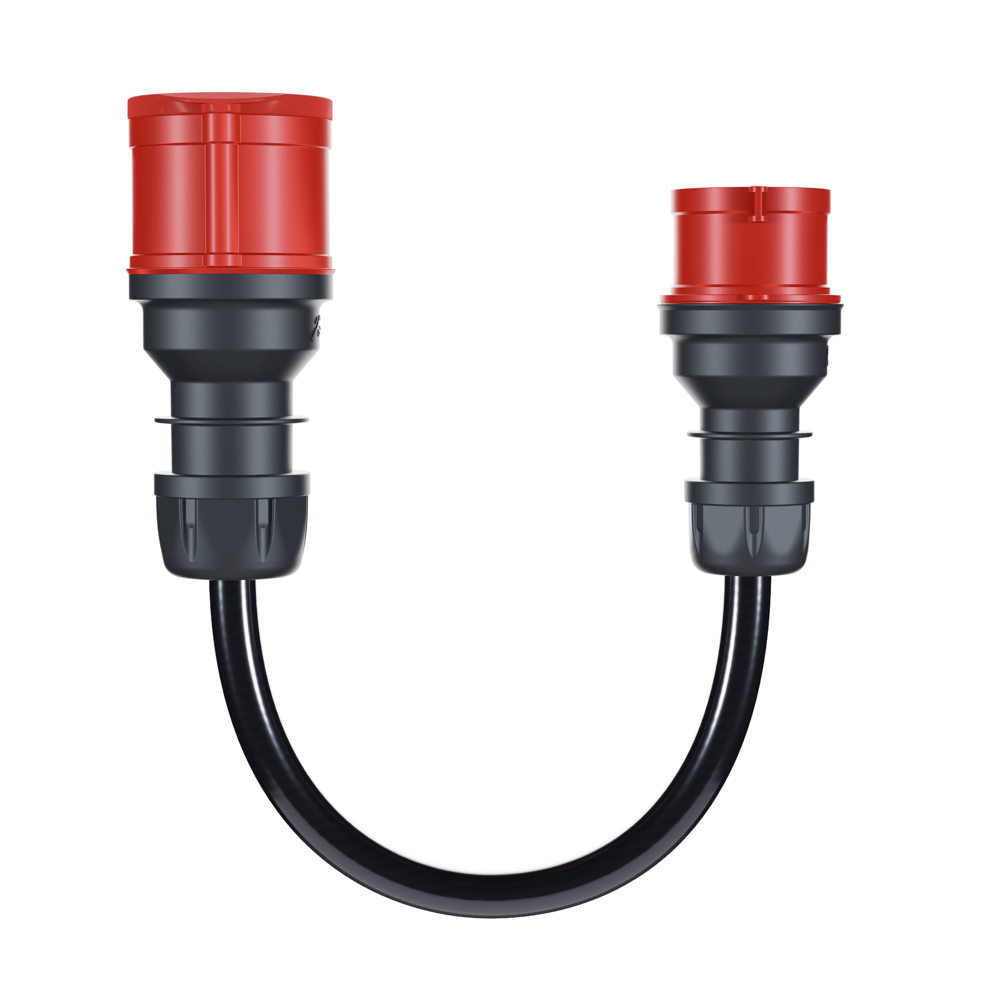 go-e Adapter für go-e Charger Gemini (22 kW) CEE rot 32 A auf CEE rot 16 A