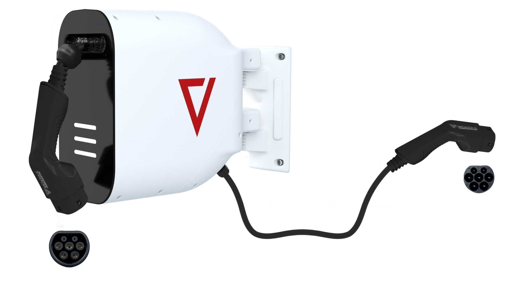 VOITAS X11 Kabelmanagement für bestehende 11 kW Wallbox - inkl. Typ 2-Connector männlich