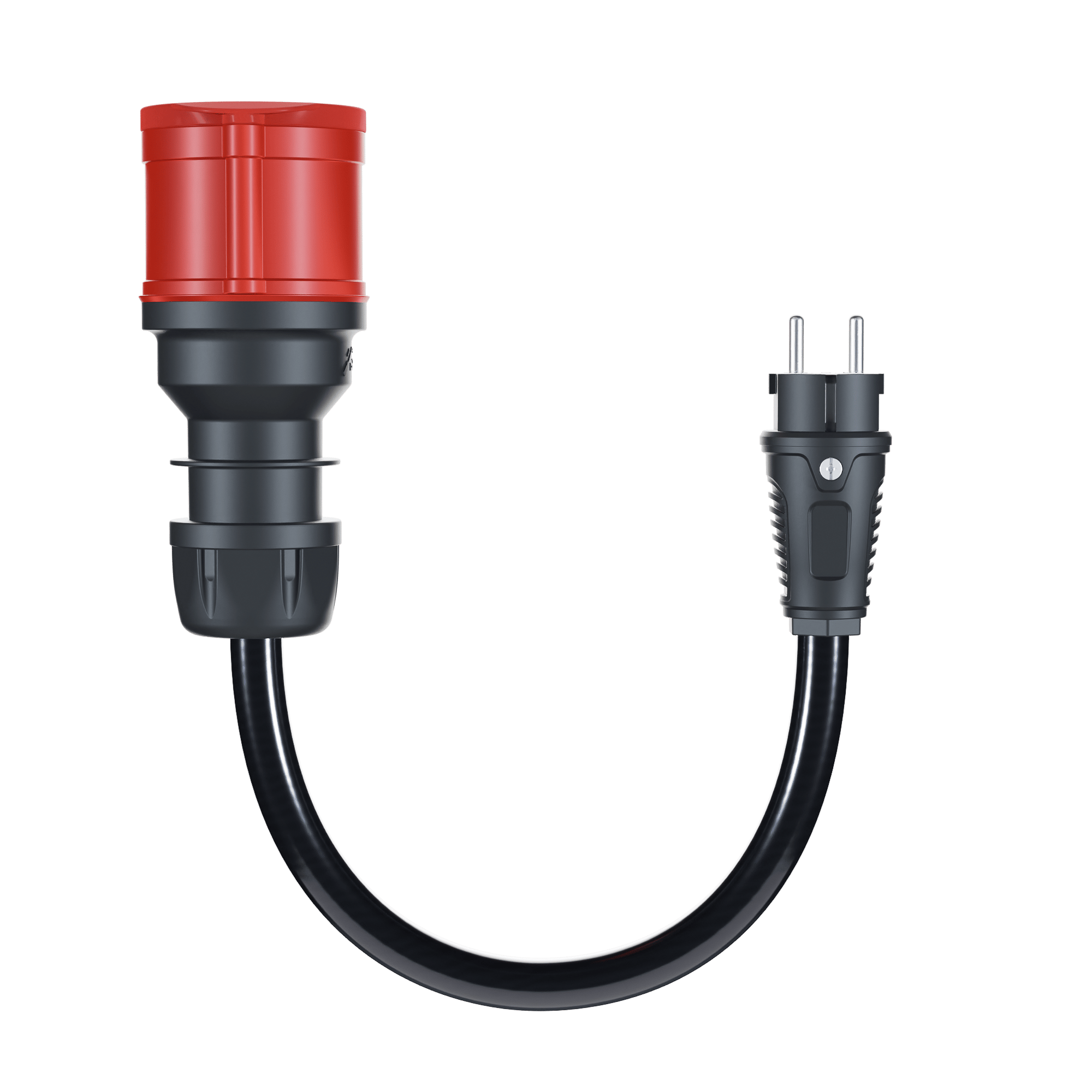 go-e Adapter für go-e Charger Gemini flex (22 kW) CEE 32 A auf Schuko