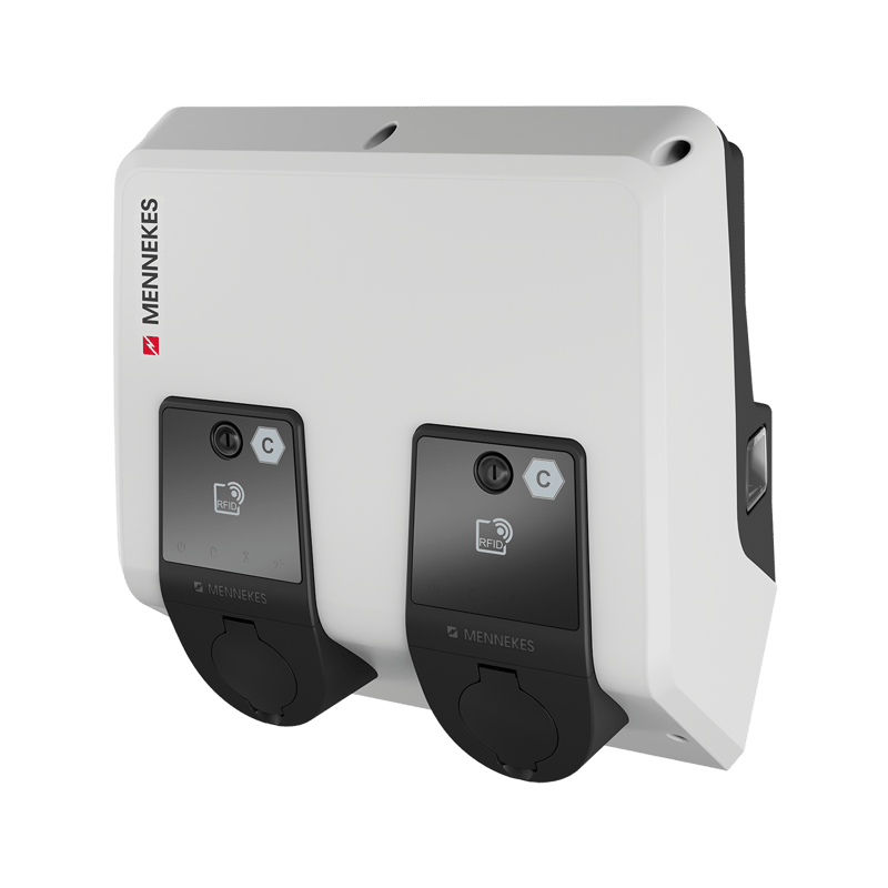 MENNEKES AMTRON Professional Twincharge Mit 2 Ladesteckdosen mennekes-amtron-professional-twincharge-mit-2-ladesteckdosen