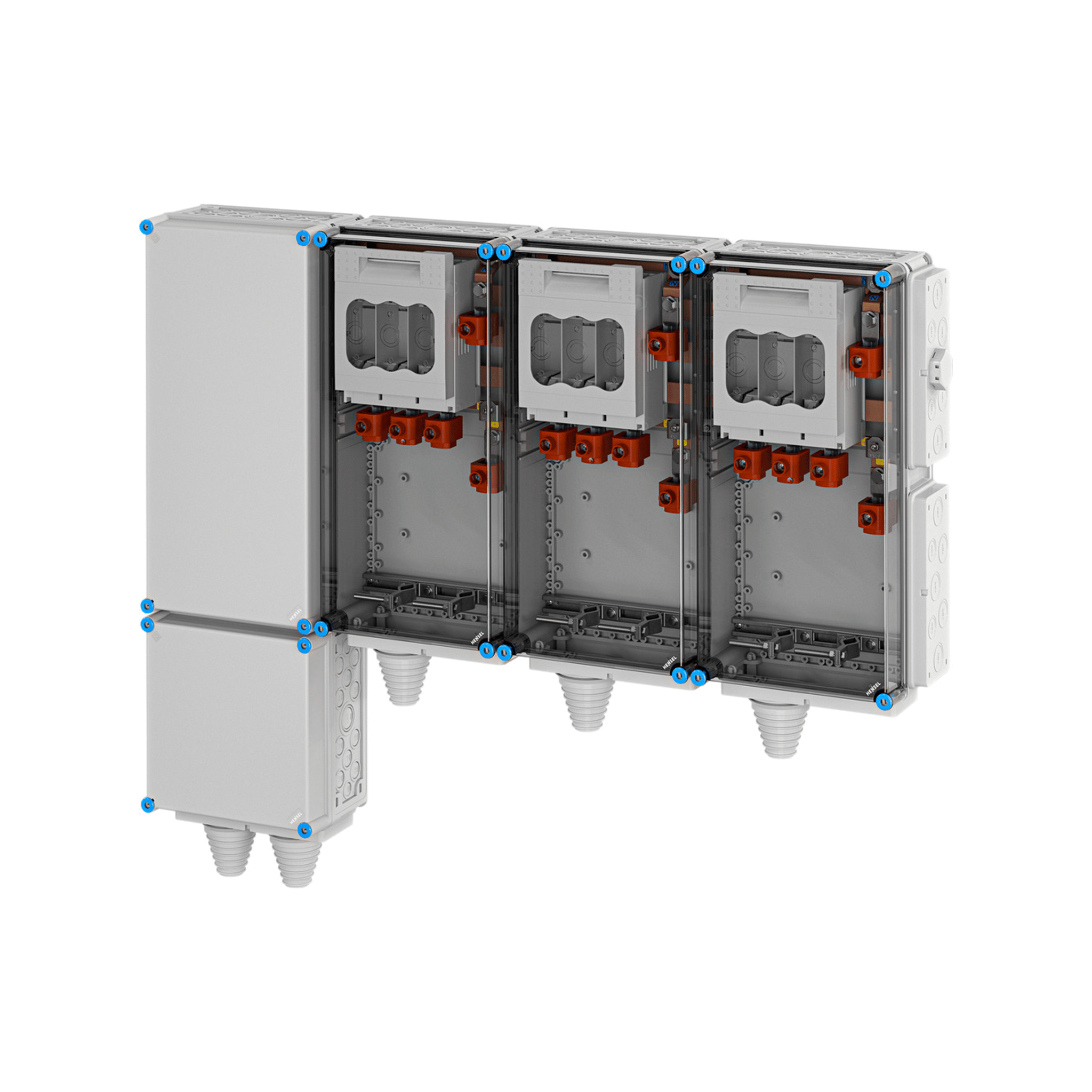 Hensel Mi EV Hauptverteiler für Unterverteiler und Stromschienen 140kW
