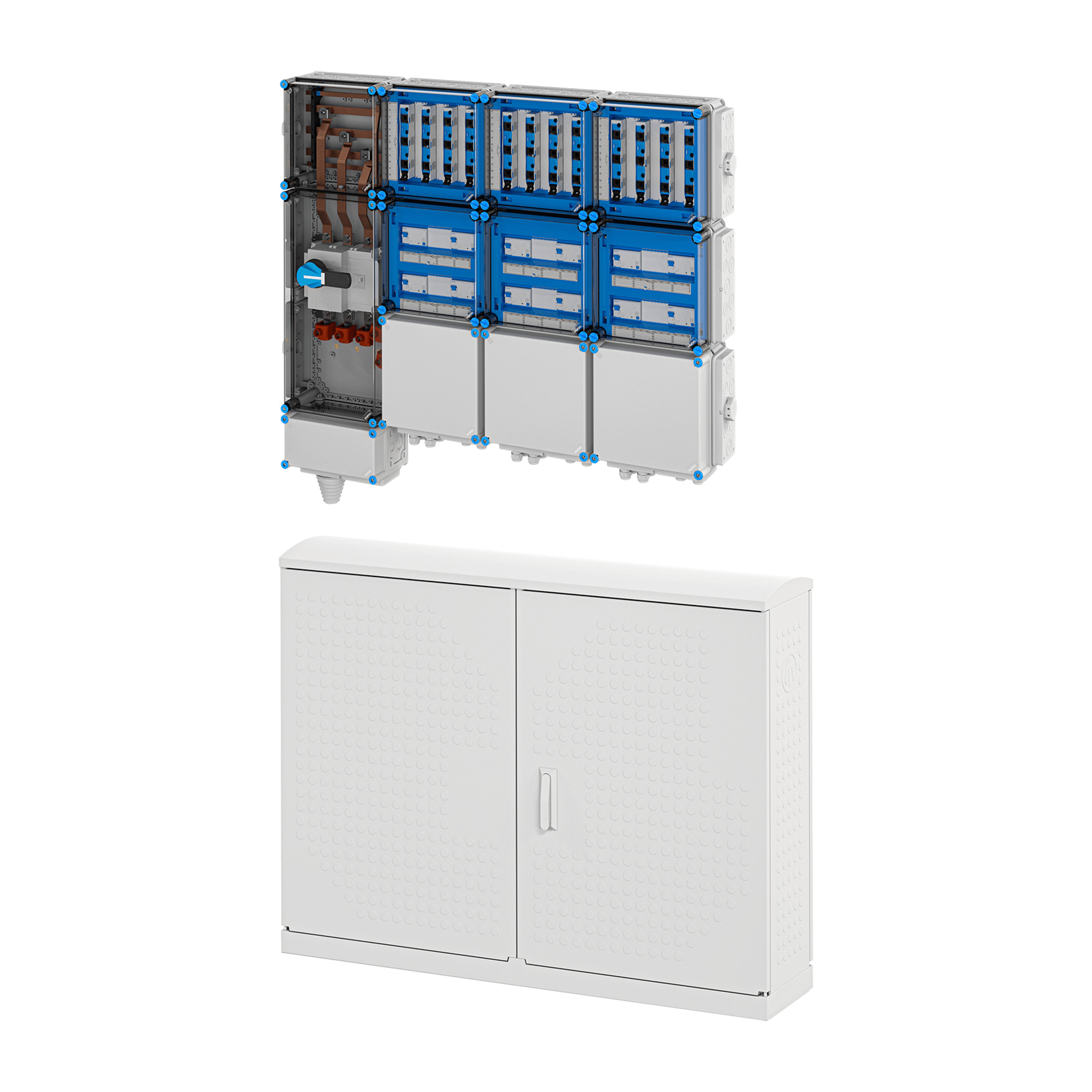 Hensel Mi EV Anschlussfertiger Unterverteiler für Ladestationen 22kW