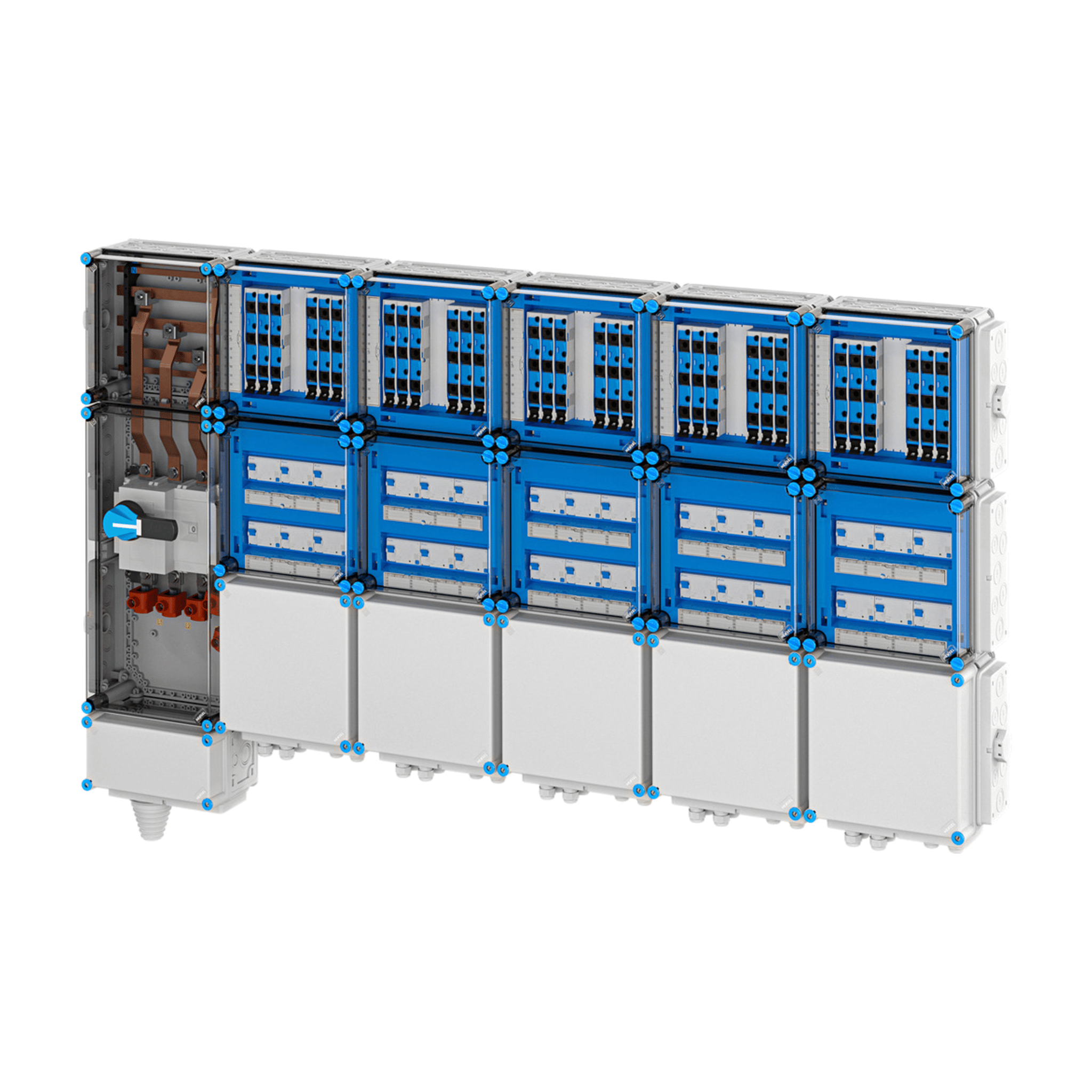 Hensel Mi EV Anschlussfertiger Unterverteiler für Ladestationen 11kW