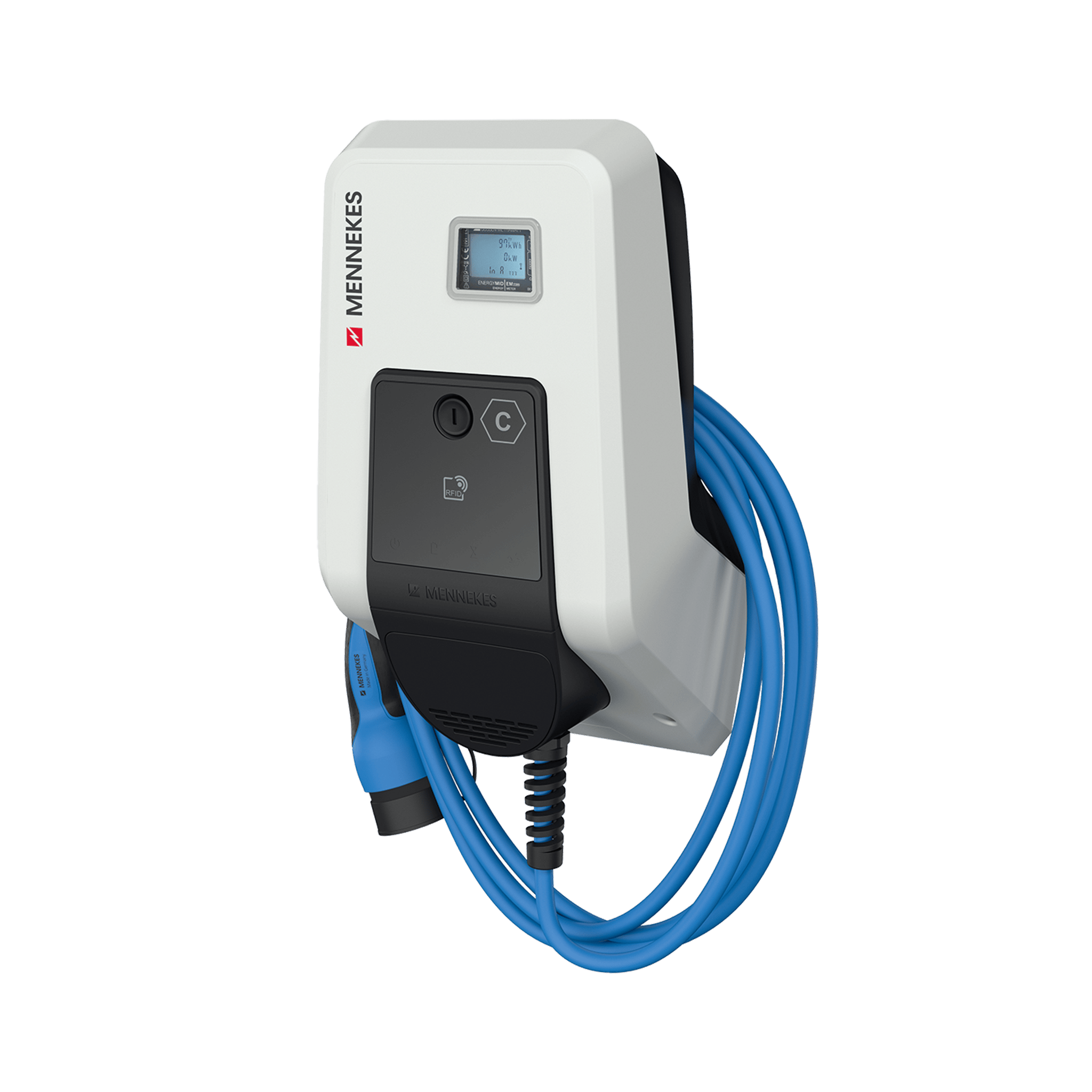 MENNEKES AMTRON Professional+ PnC Wallbox Typ-2 mit Ladekabel (bis 22 kW, Eichrecht)