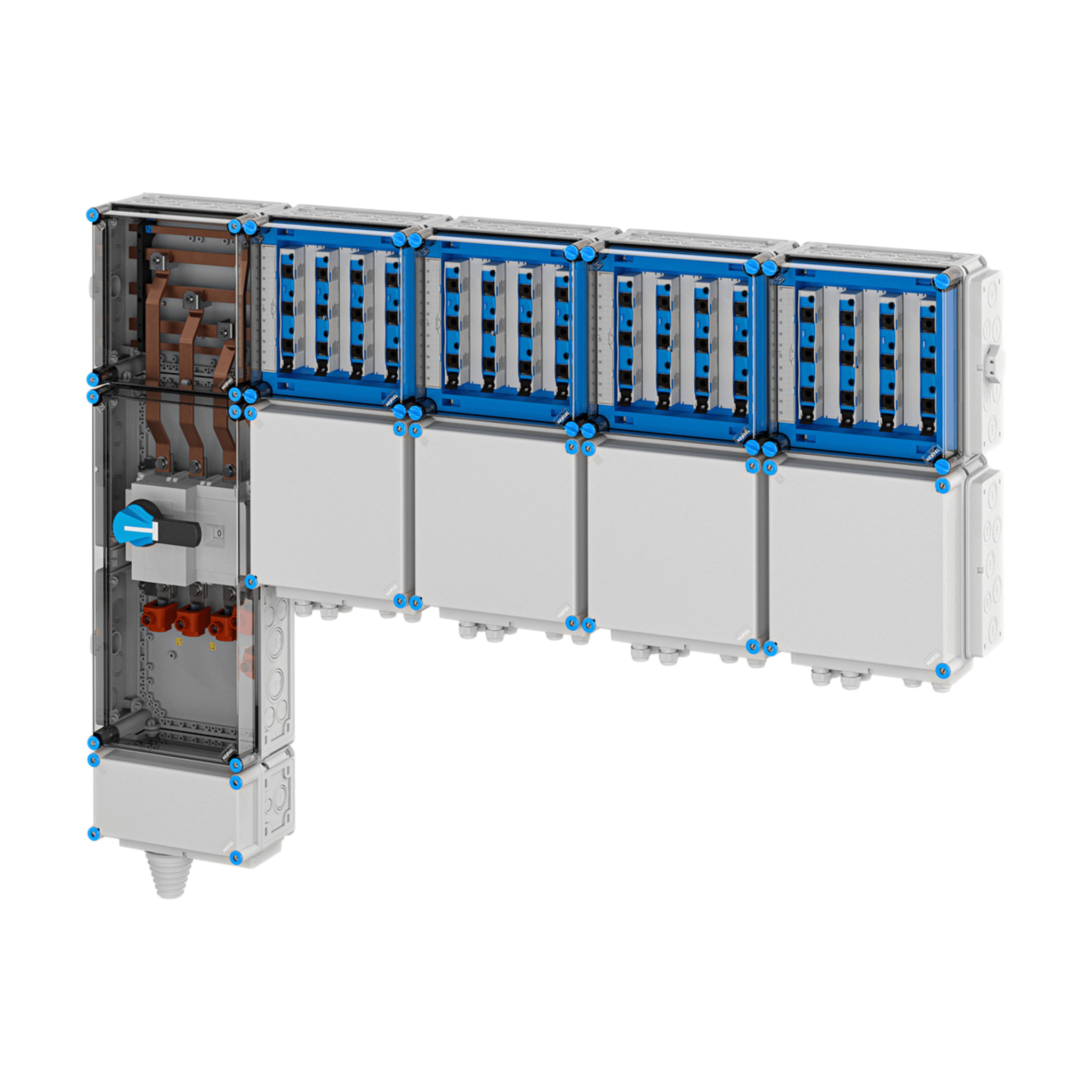 Hensel Mi EV Anschlussfertiger Unterverteiler für Ladestationen 22kW