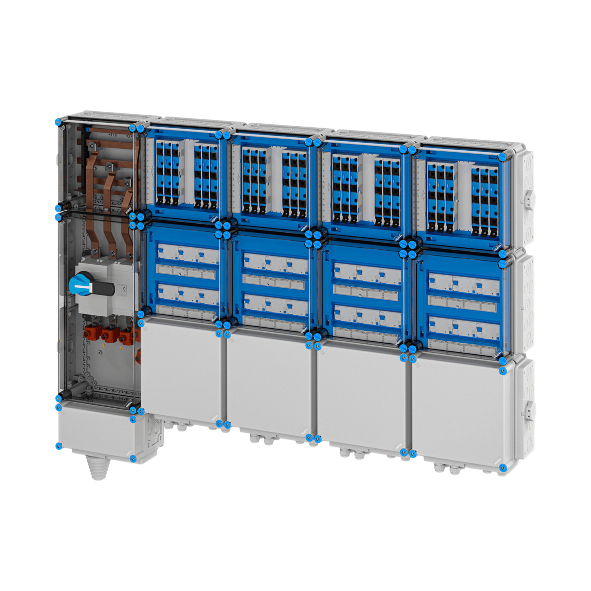 Hensel Mi EV Anschlussfertiger Unterverteiler für Ladestationen 11kW