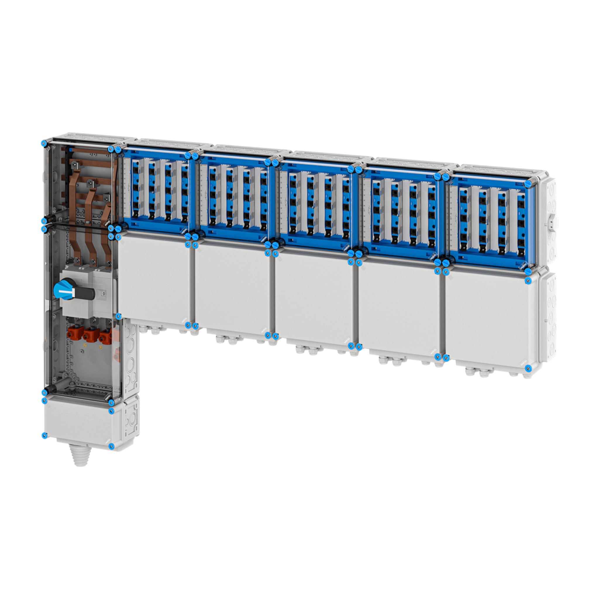 Hensel Mi EV Anschlussfertiger Unterverteiler für Ladestationen 22kW