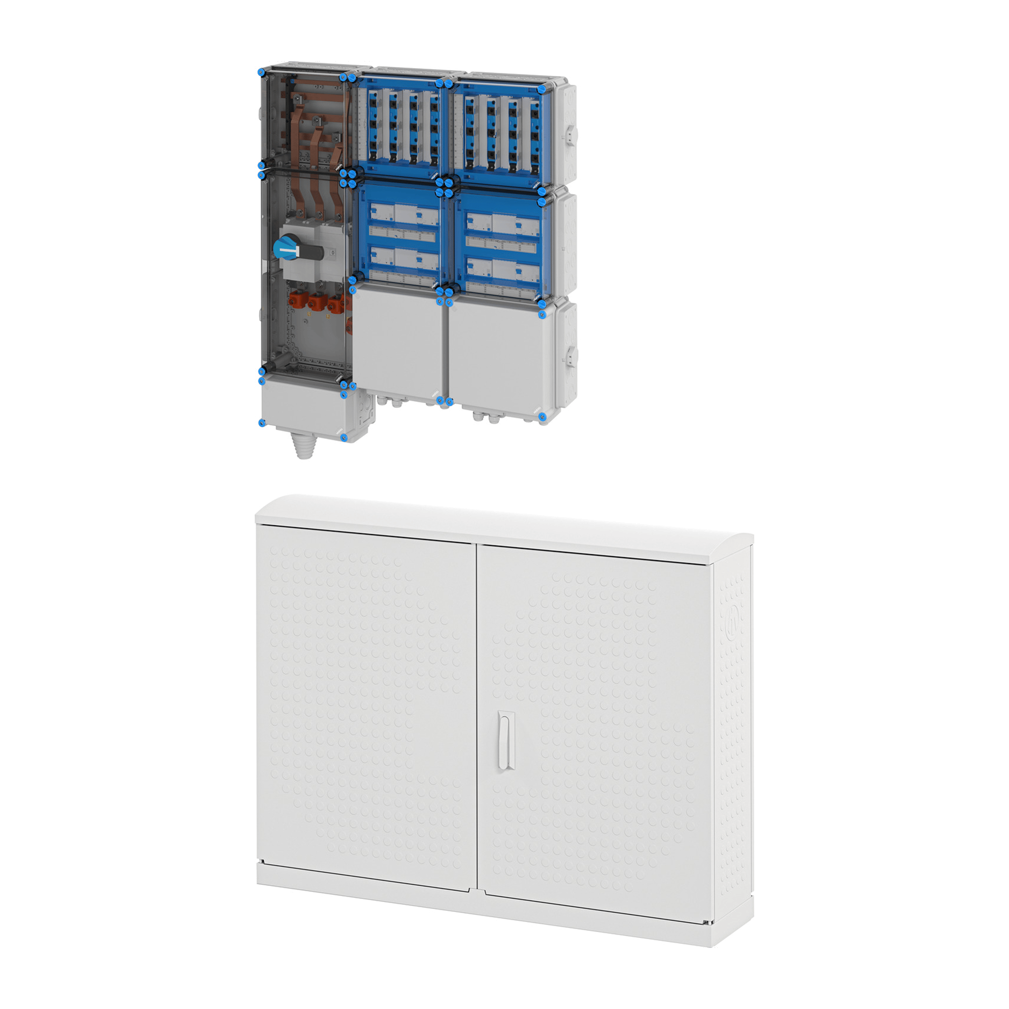 Hensel Mi EV Anschlussfertiger Unterverteiler für Ladestationen 22kW
