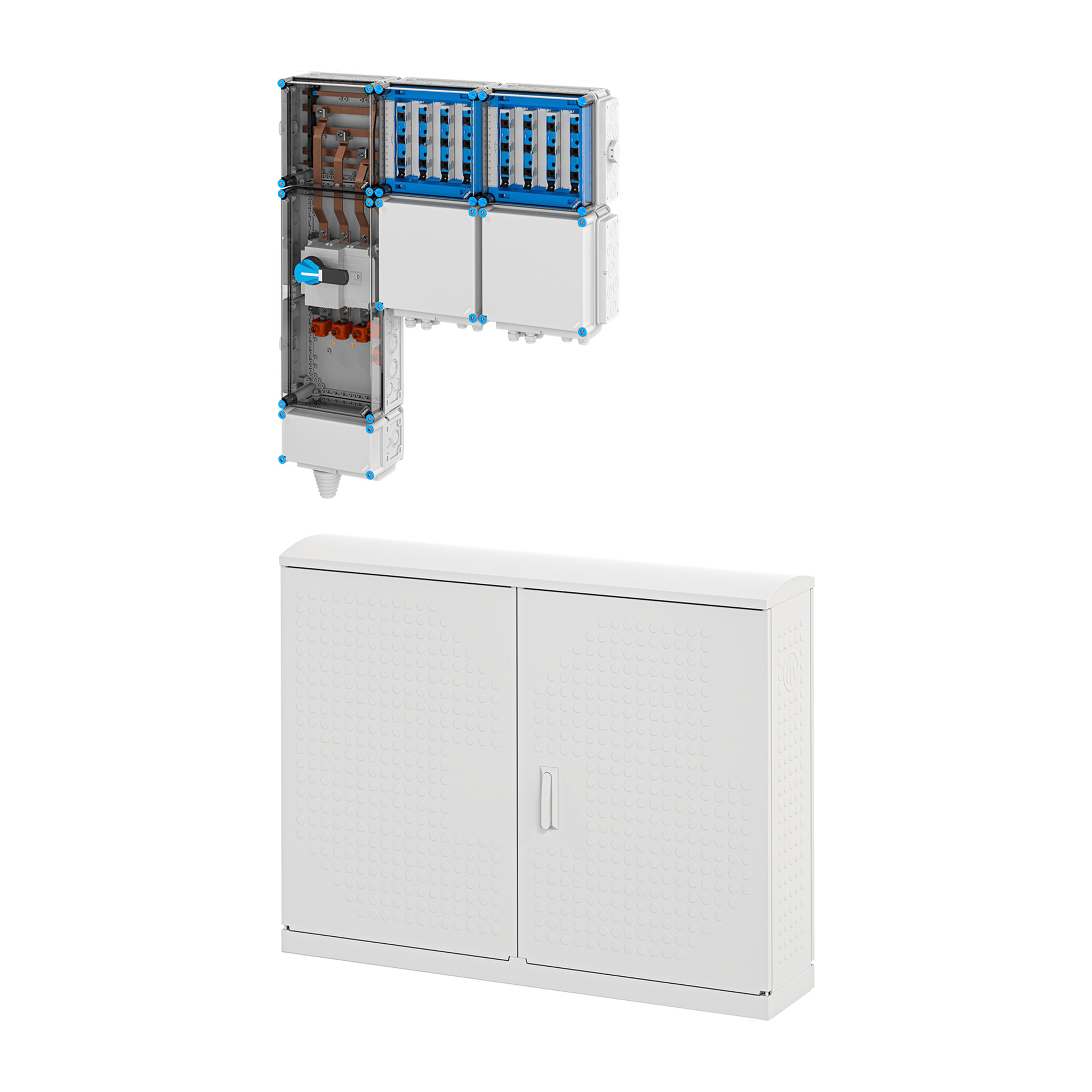 Hensel Mi EV Anschlussfertiger Unterverteiler für Ladestationen 22kW
