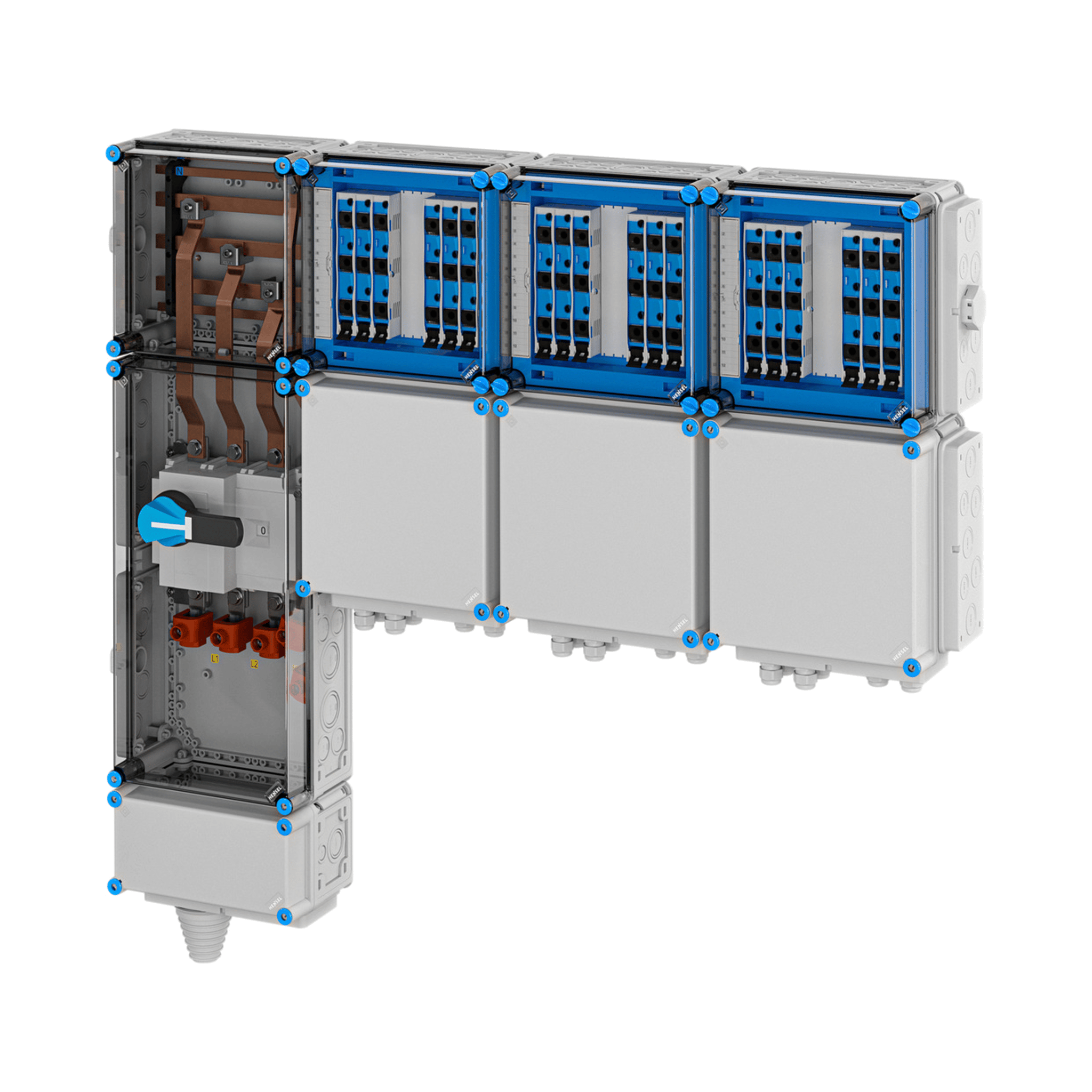 Hensel Mi EV Anschlussfertiger Unterverteiler für Ladestationen 11kW