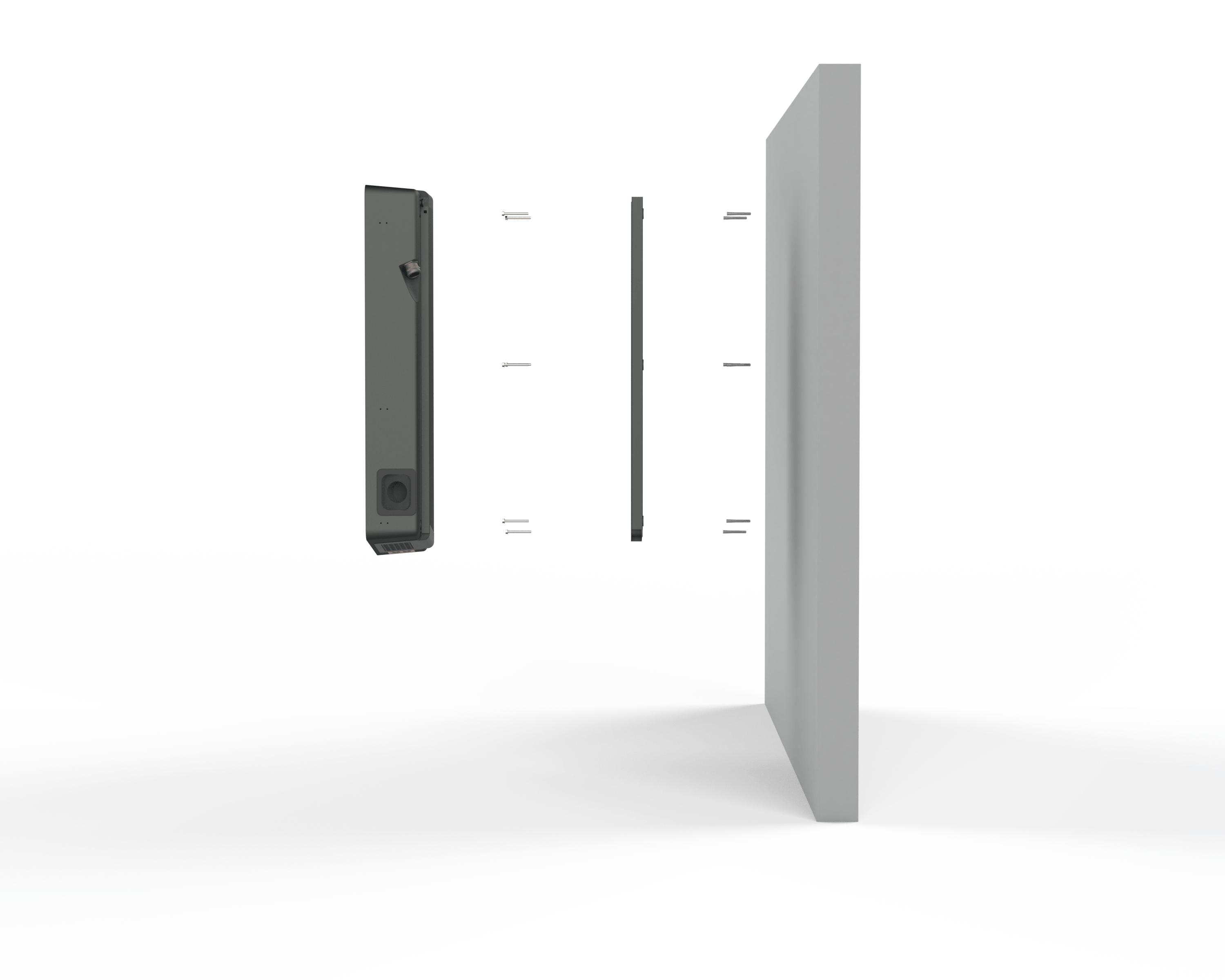 alpitronic HYC50 Wandmontageplatte als Ersatzteil