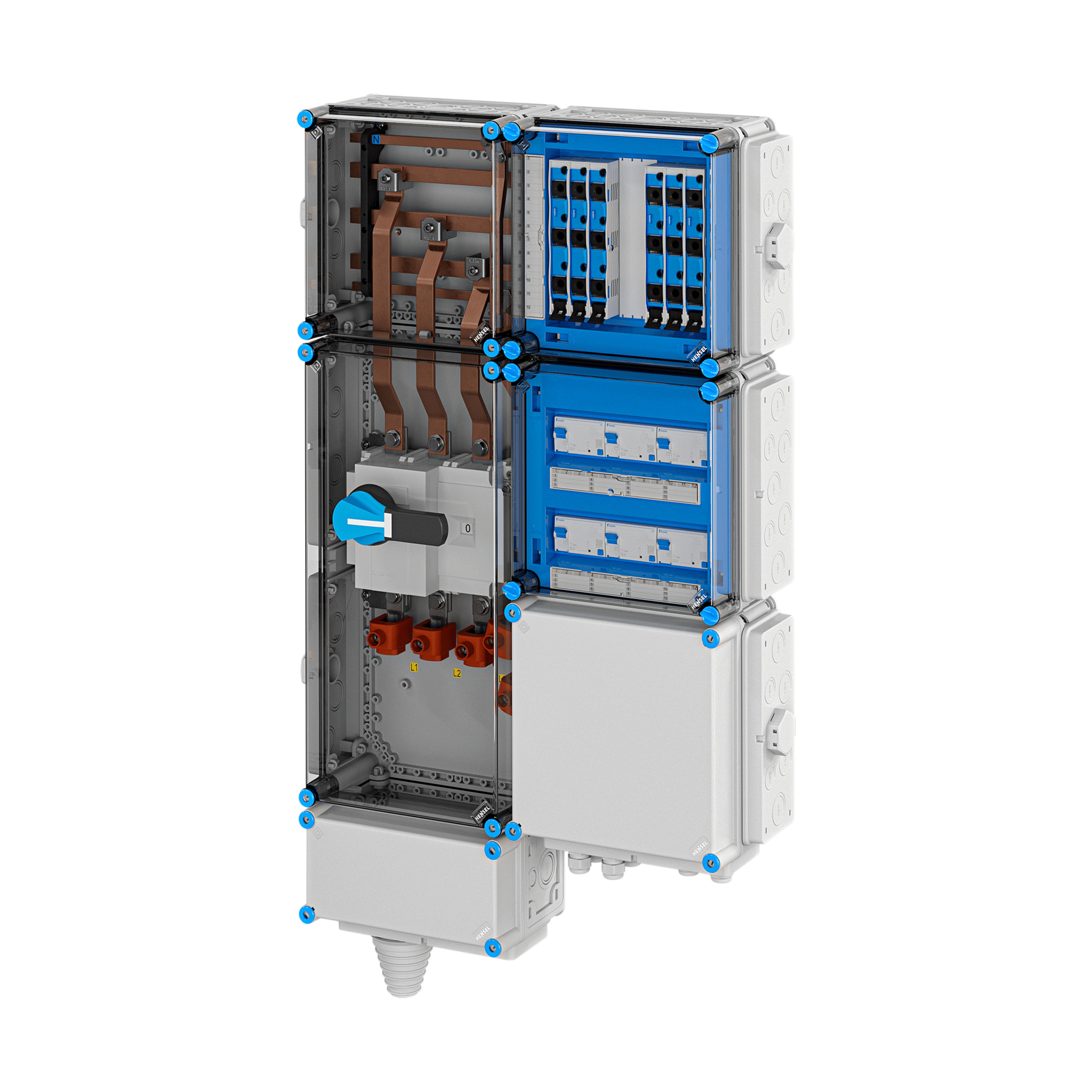 Hensel Mi EV Anschlussfertiger Unterverteiler für Ladestationen 11kW