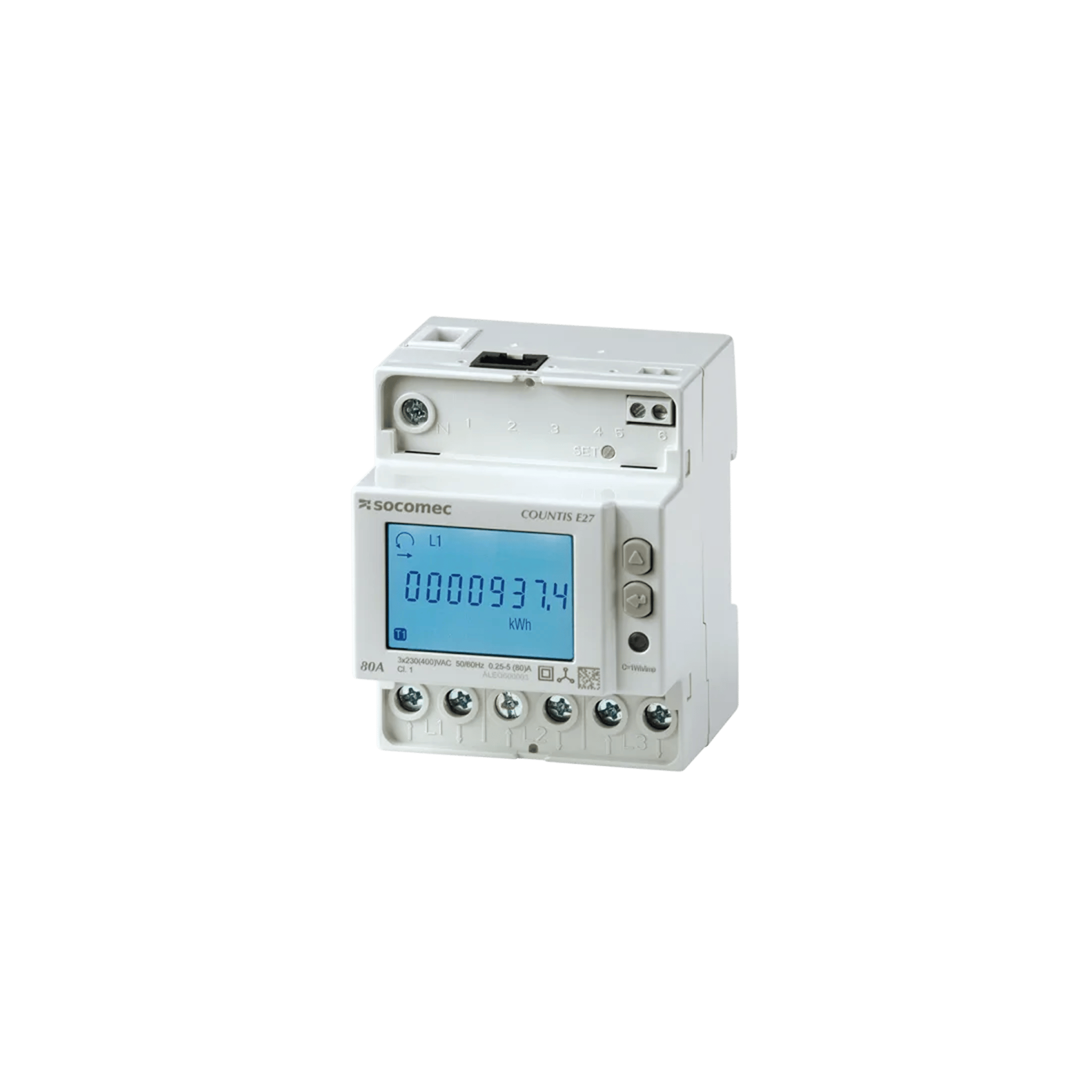 Socomec COUNTIS E48 Energiezähler Dreiphasig über Wandlermessung (MID)
