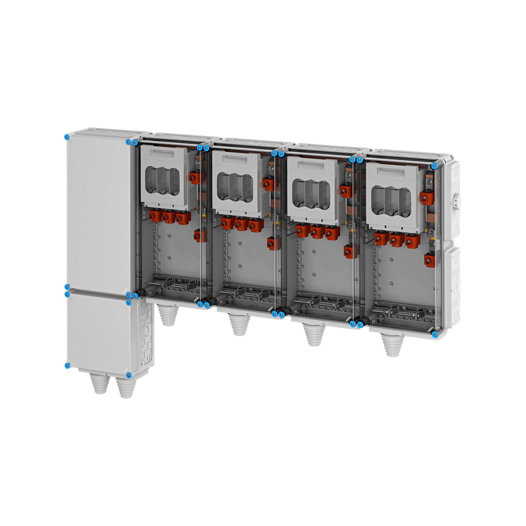 Hensel Mi EV Hauptverteiler für Unterverteiler und Stromschienen 140kW