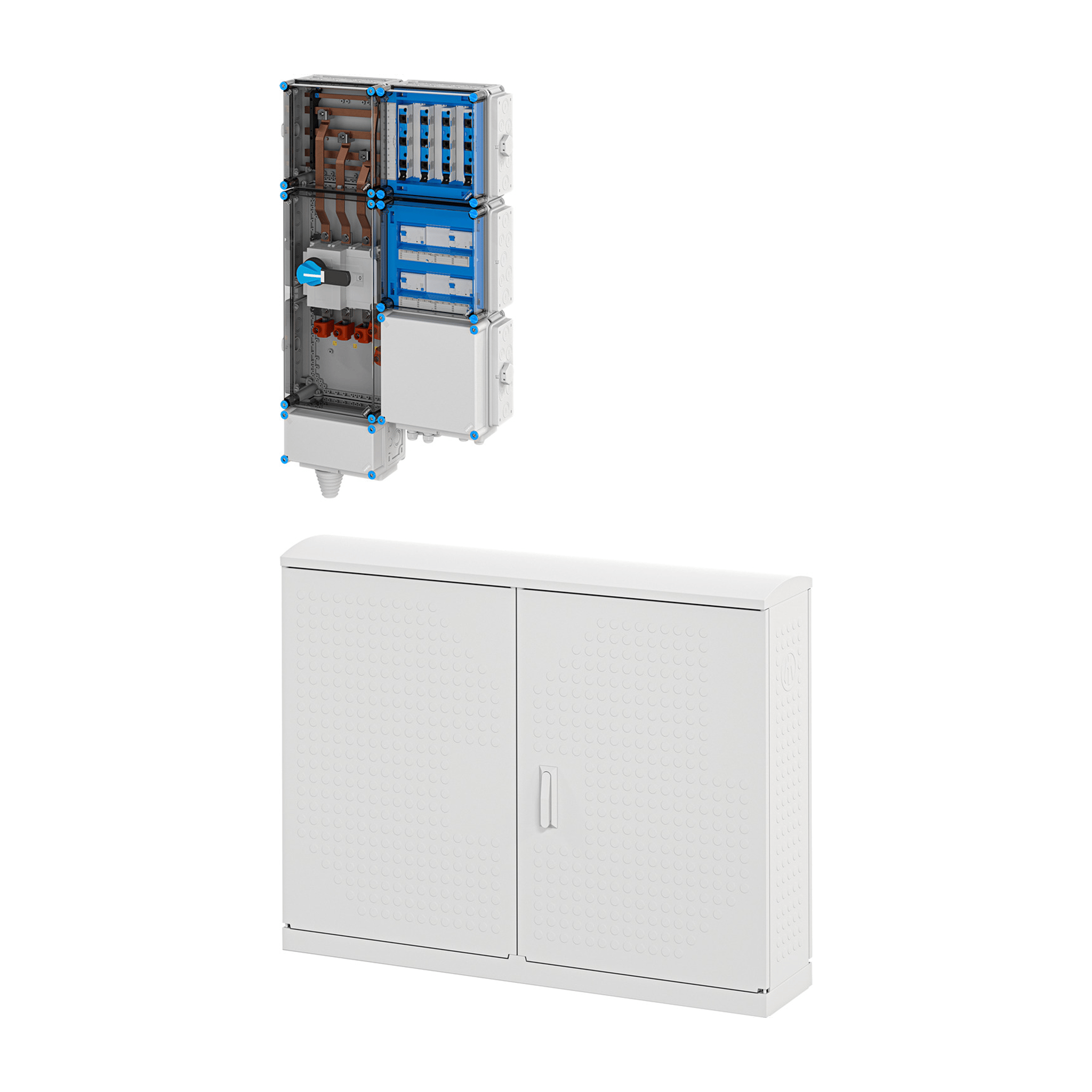 Hensel Mi EV Anschlussfertiger Unterverteiler für Ladestationen 22kW