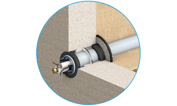 DOYMA Quadro-Secura Bauherrenpaket Split-Wärmepumpe für Gebäude mit Keller