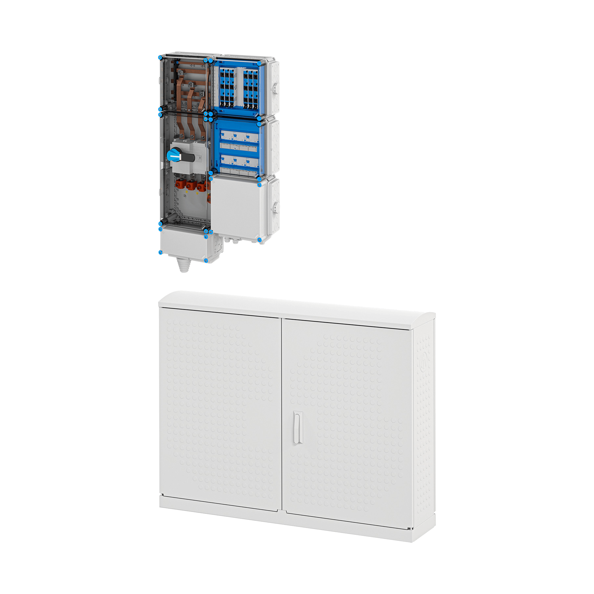 Hensel Mi EV Anschlussfertiger Unterverteiler für Ladestationen 11kW