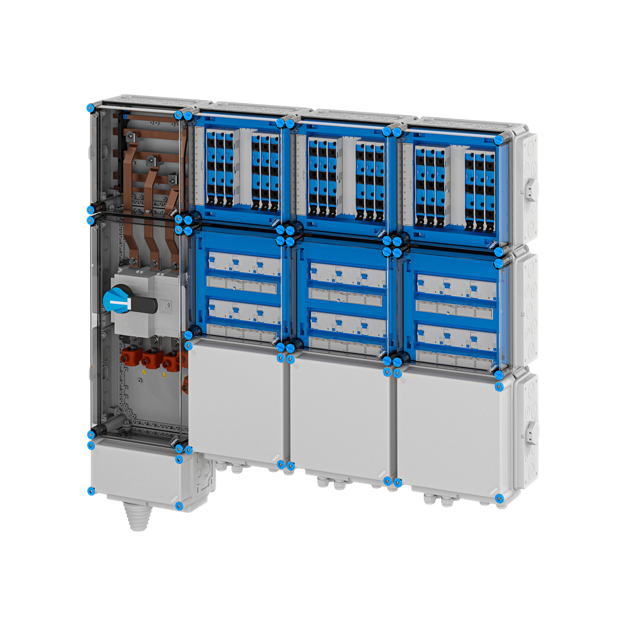 Hensel Mi EV Anschlussfertiger Unterverteiler für Ladestationen 11kW