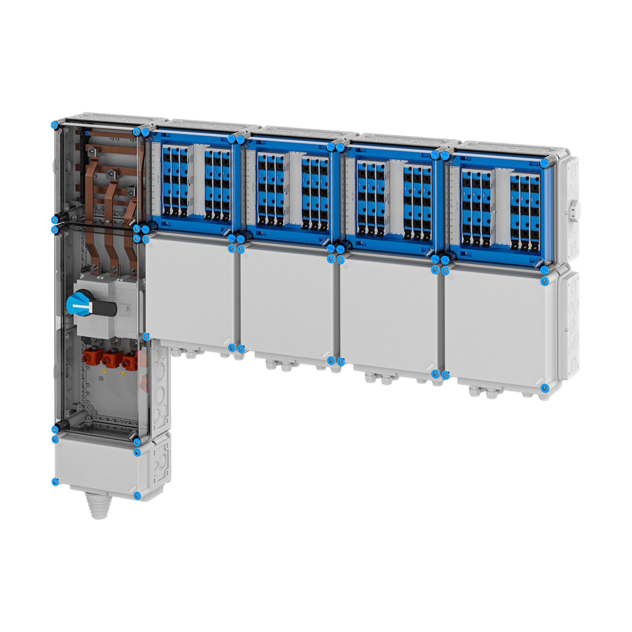 Hensel Mi EV Anschlussfertiger Unterverteiler für Ladestationen 11kW