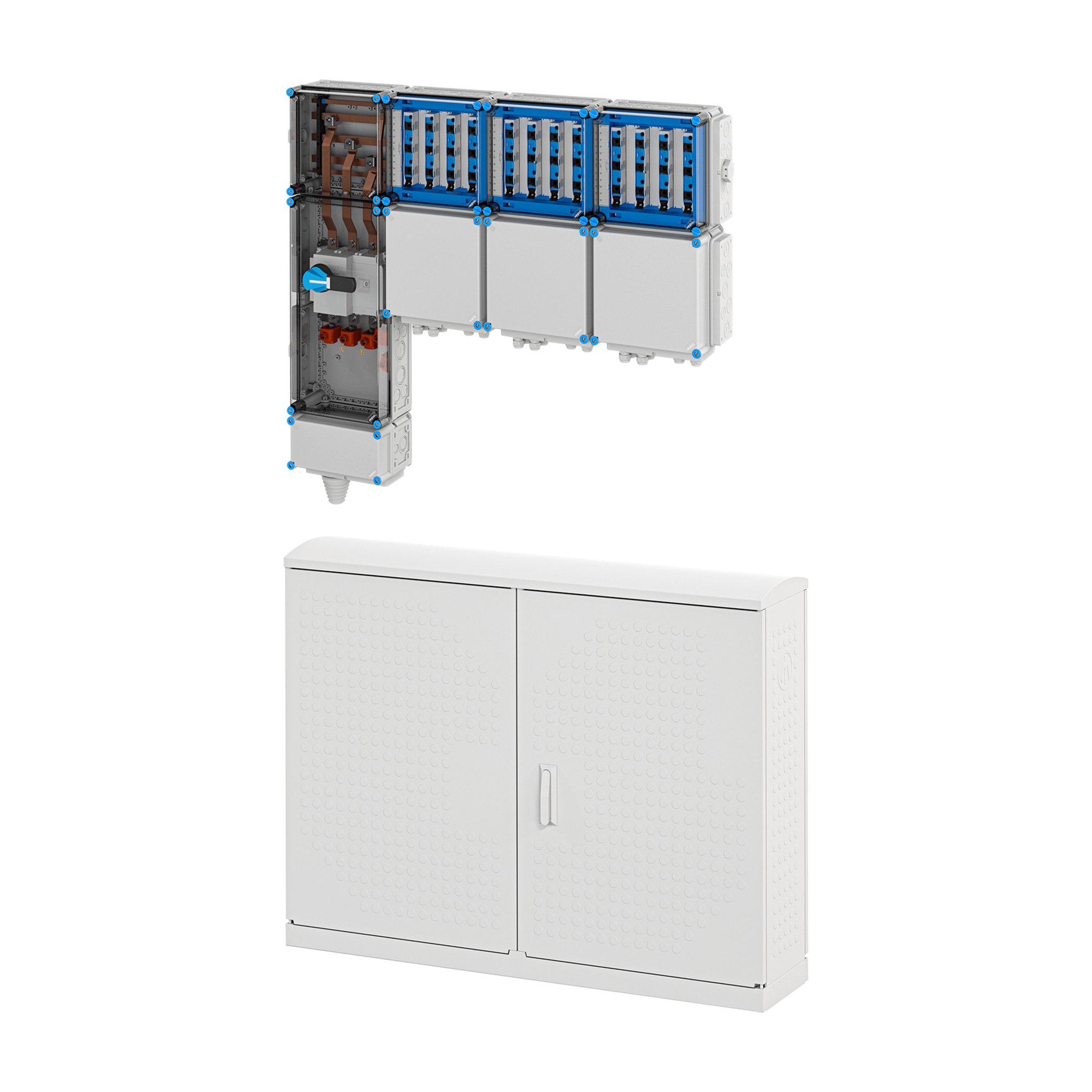 Hensel Mi EV Anschlussfertiger Unterverteiler für Ladestationen 22kW
