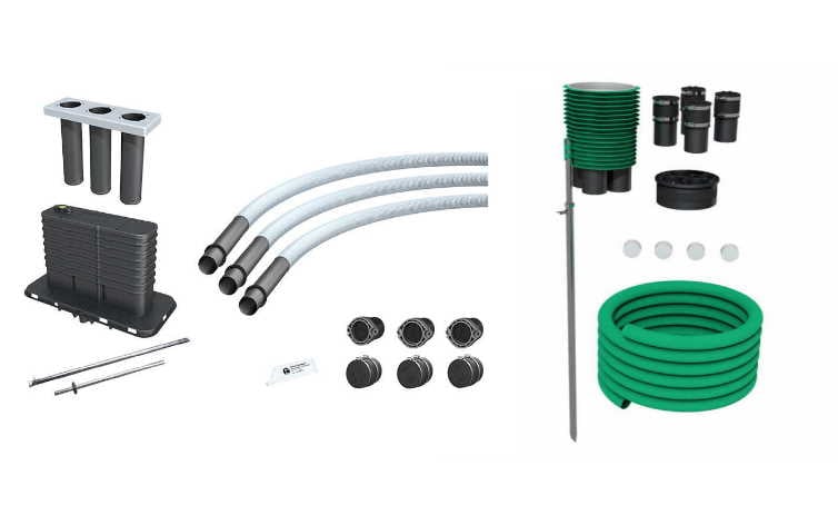 Hauff Hauseinführungsset FUBO 3-fach - ETGAR Bauherrenpaket