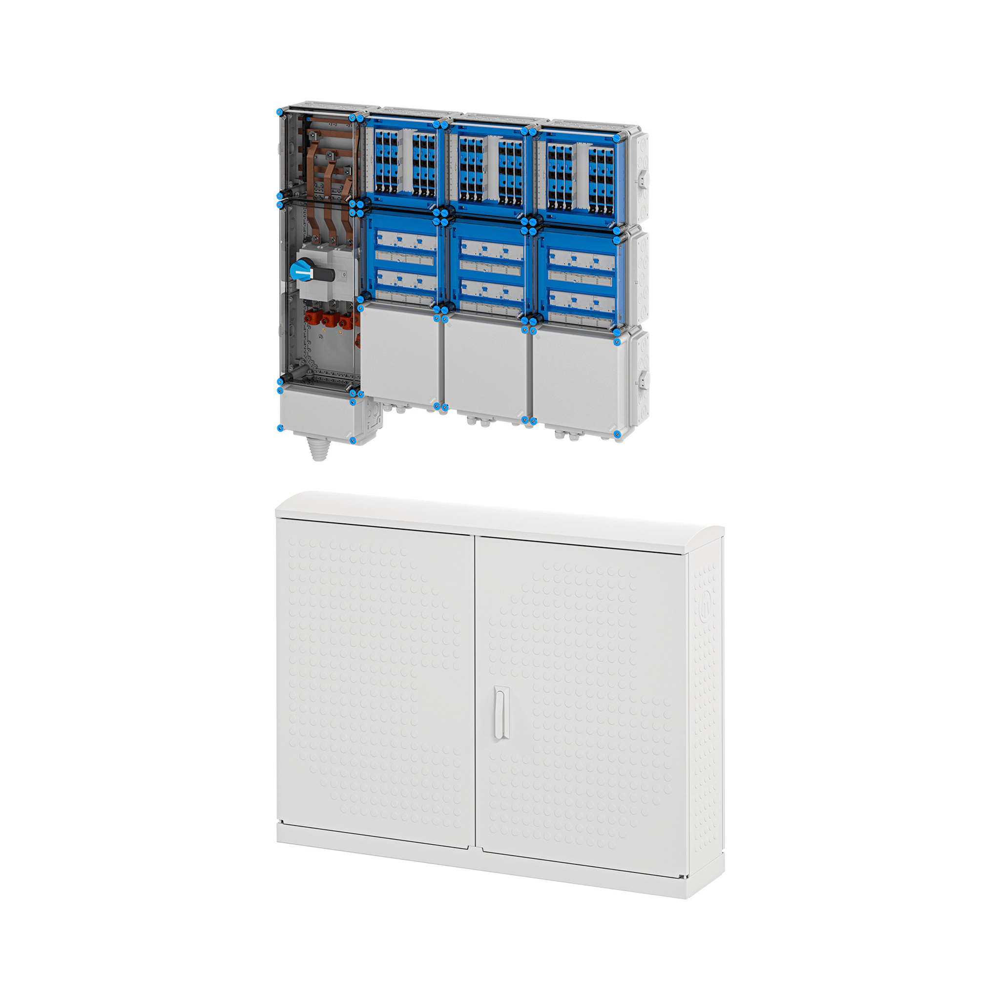 Hensel Mi EV Anschlussfertiger Unterverteiler für Ladestationen 11kW