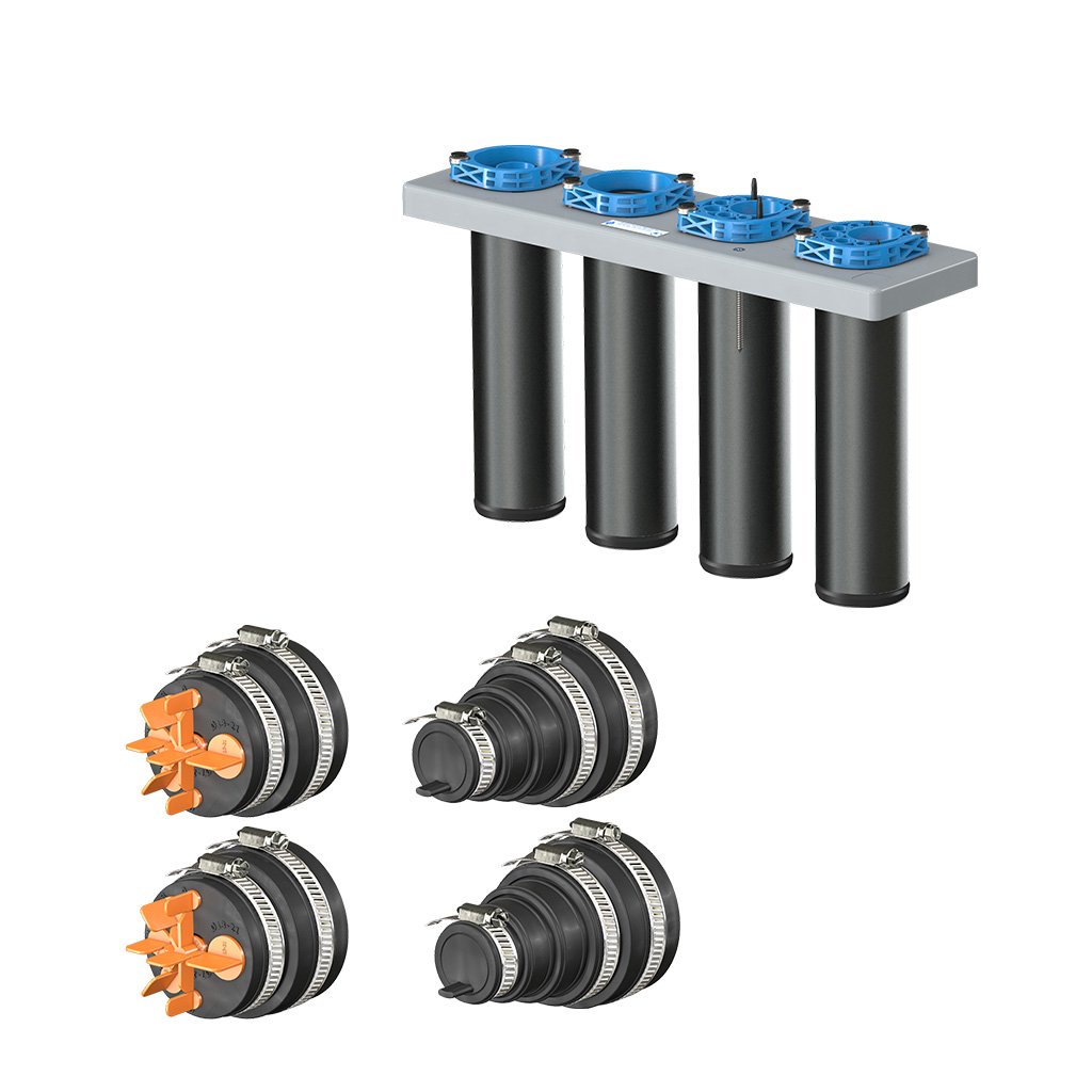 DOYMA Mehrspartenhauseinführung (Quadro-Secura Nova R4) Ersatzteil-Installationsset