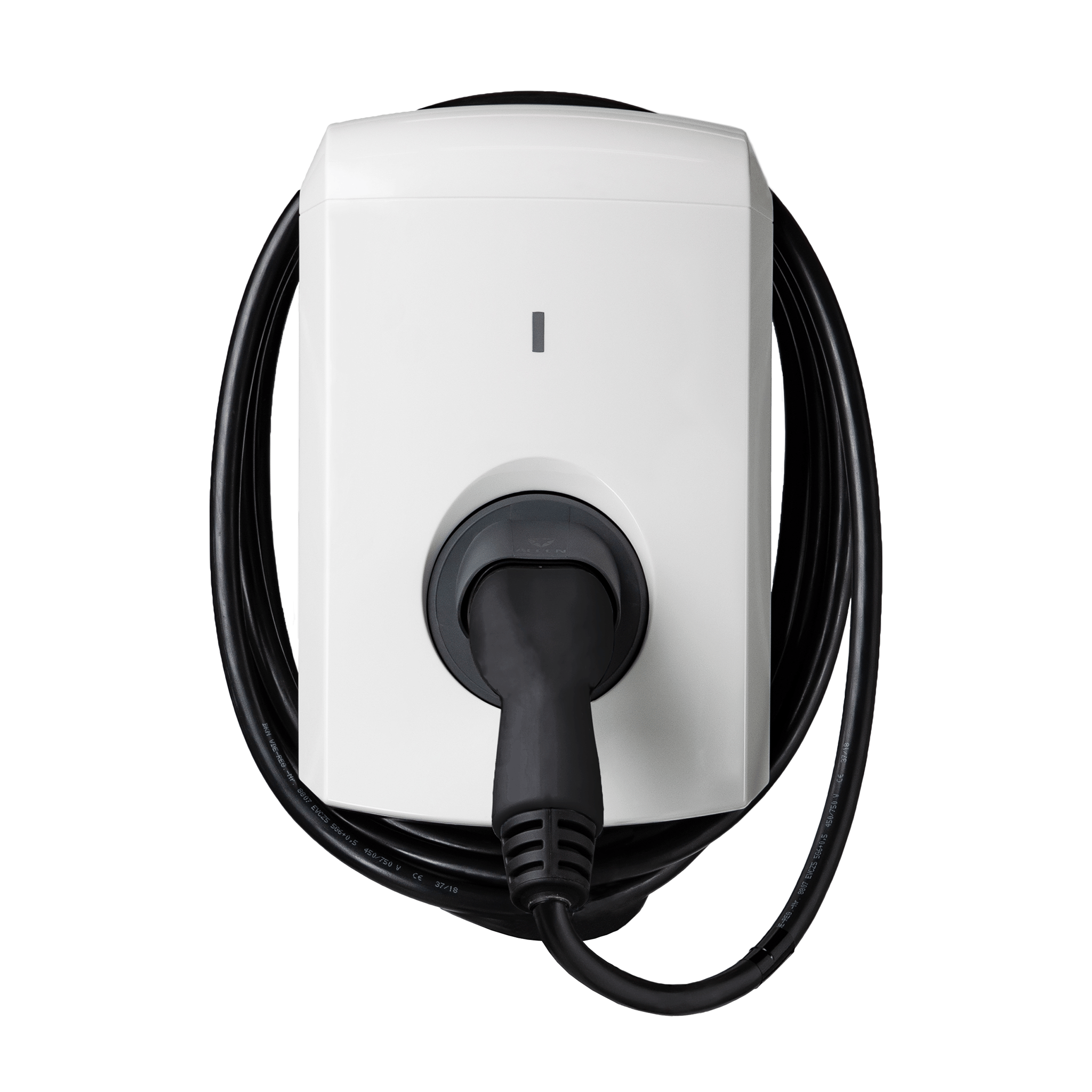 Alfen Eve Single S-Line Wallbox mit Typ-2 Ladekabel (bis 11kW, MID) - 7,5 m
