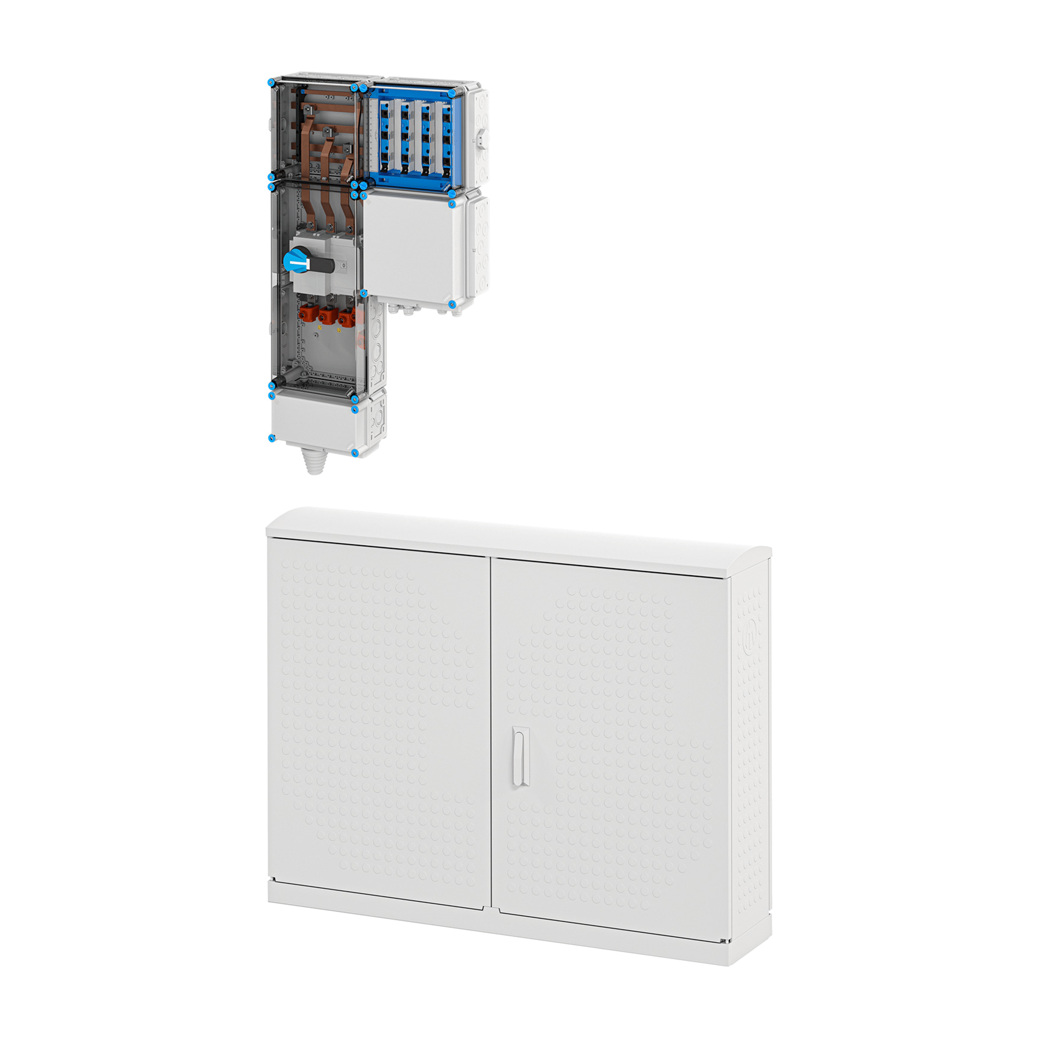 Hensel Mi EV Anschlussfertiger Unterverteiler für Ladestationen 22kW