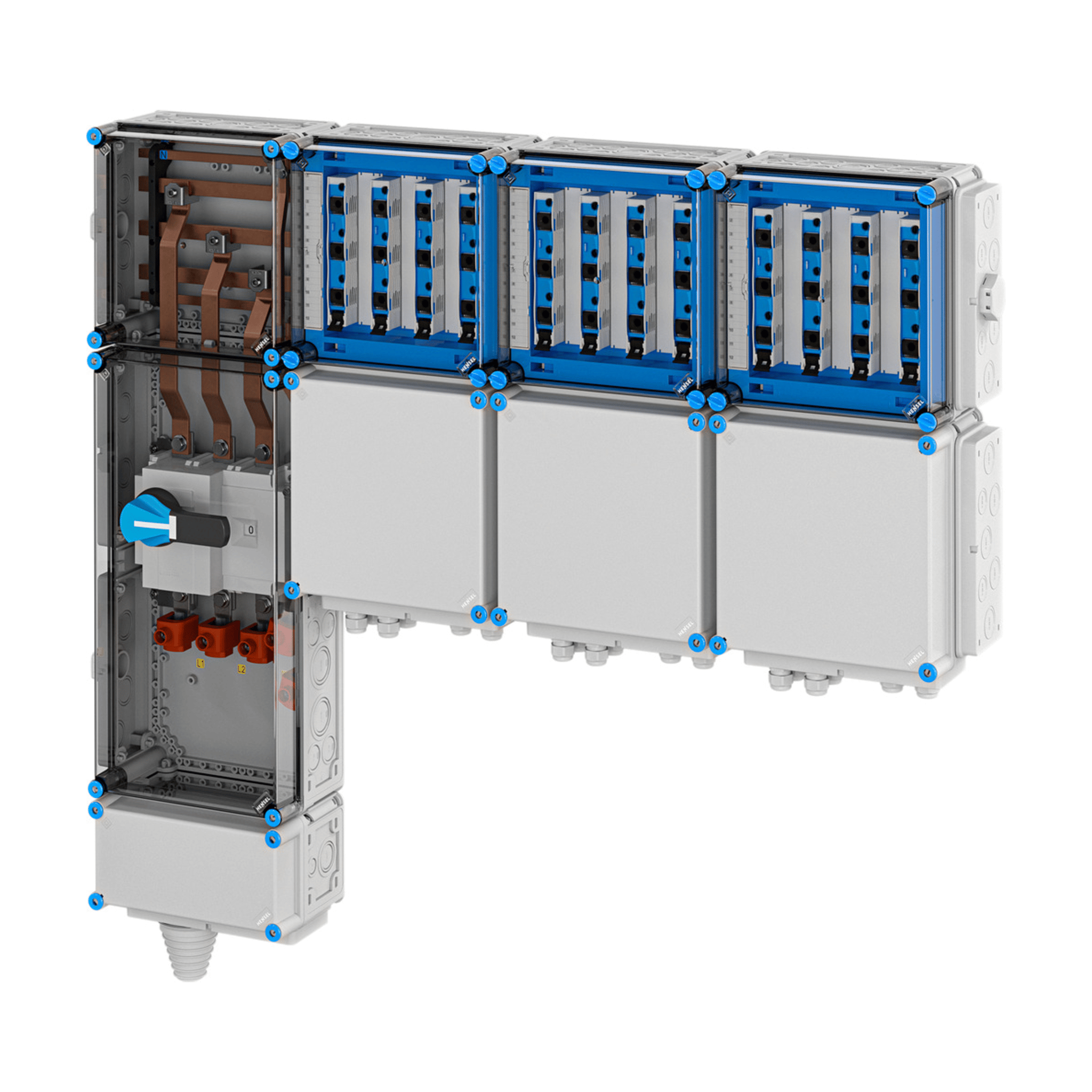 Hensel Mi EV Anschlussfertiger Unterverteiler für Ladestationen 22kW